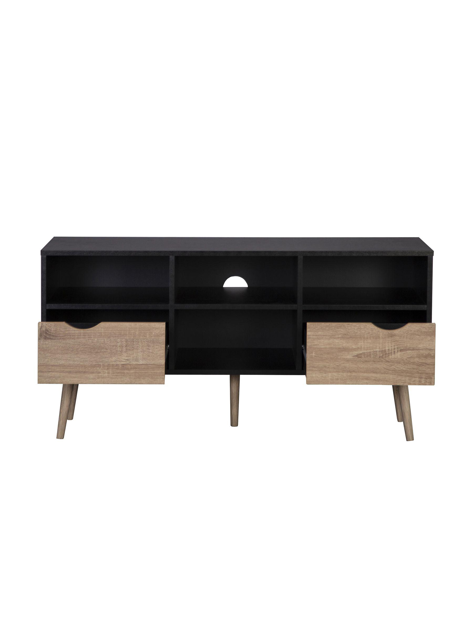 Rack de TV Top Living Bolonia Black con Cajones Nórdico-8