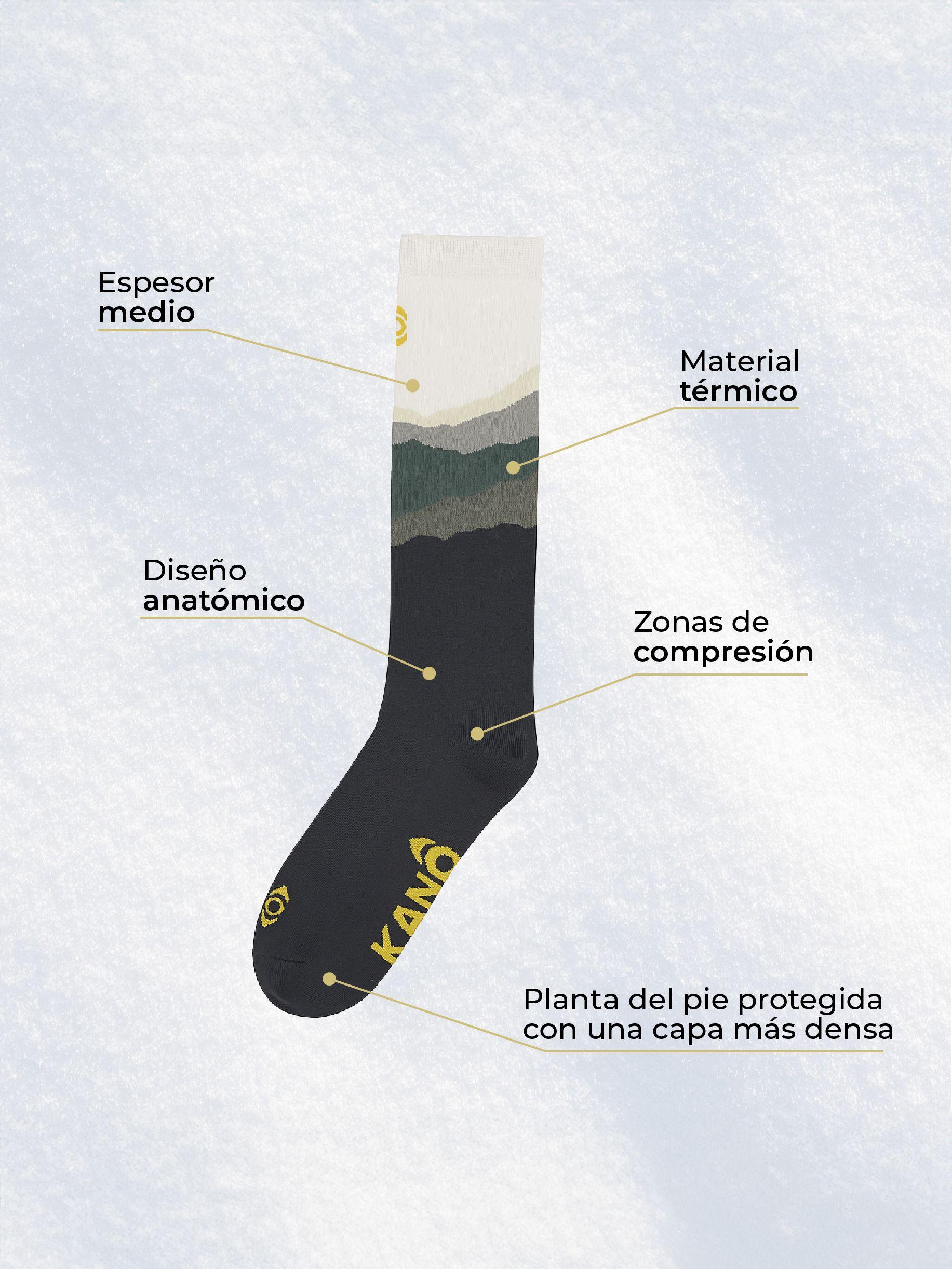 Calcetines Térmicos para Nieve Kano Ski Snowboard Trekking-2