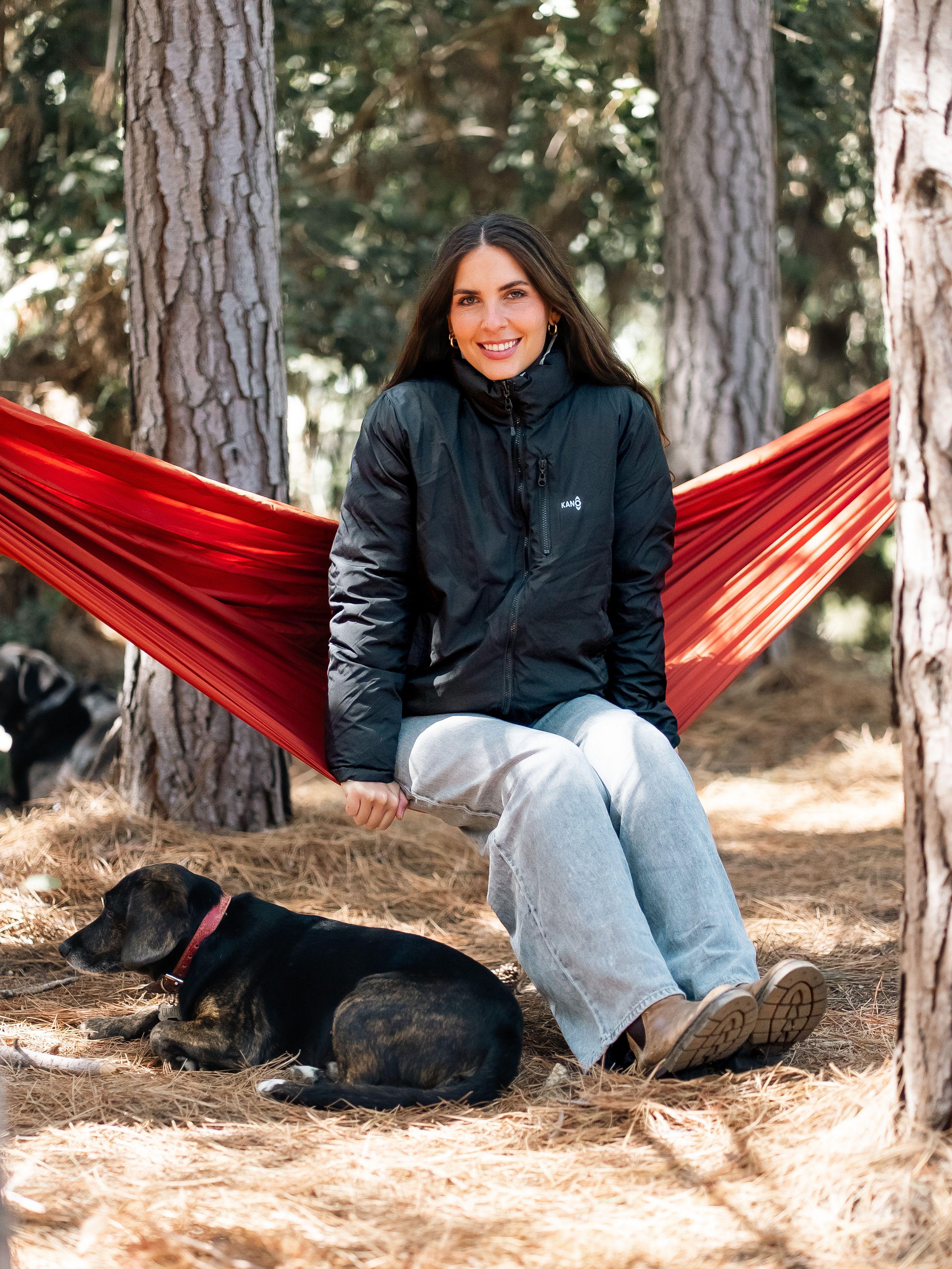 Parka Reversible Mujer Verde Agua / Negro Kano Alerce-9
