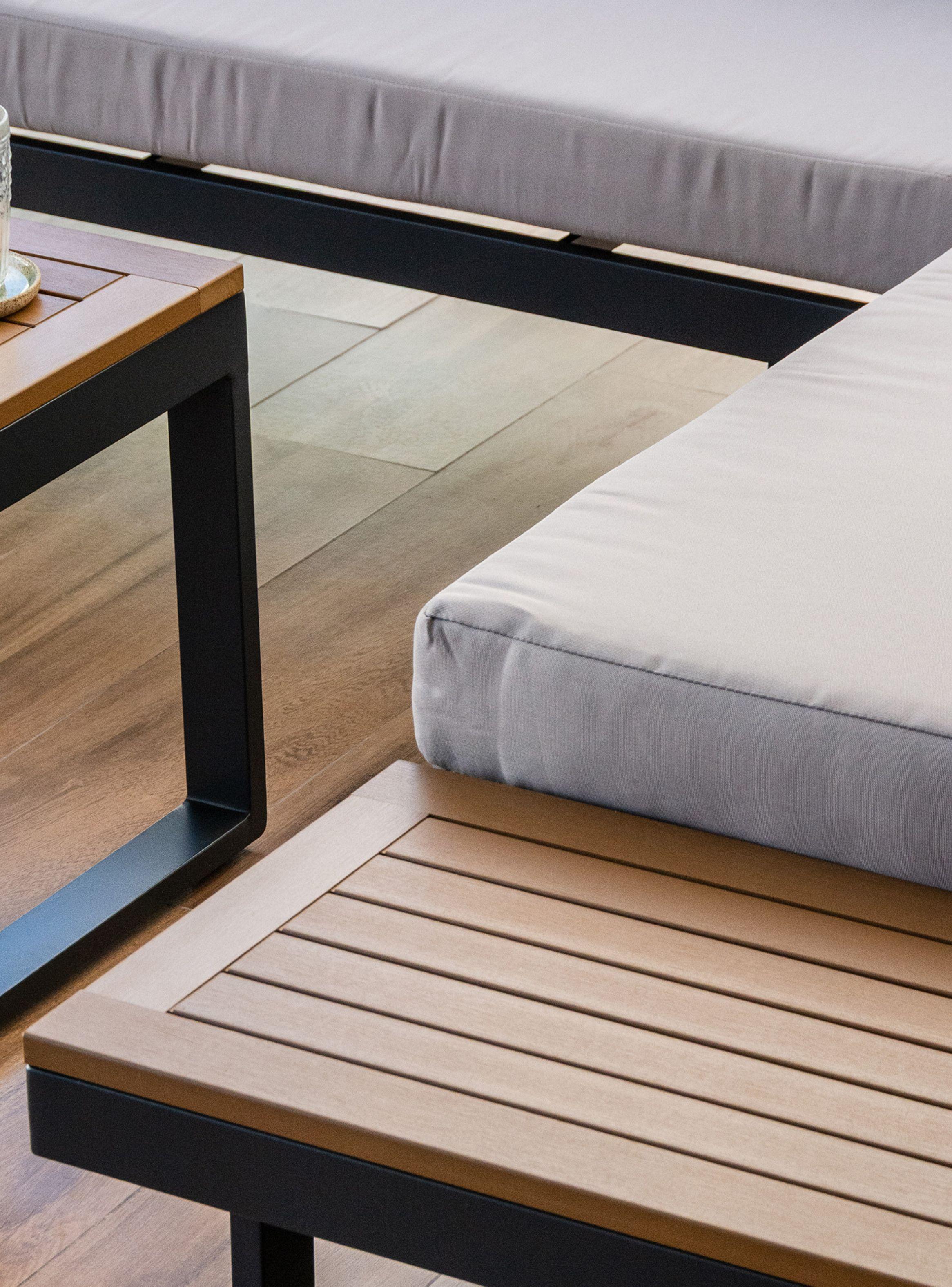 Juego de Terraza Saigon Relan Living Exterior Mesa Sofá Seccional-7