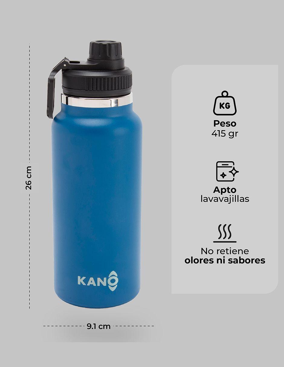 Botella Insulada Azul 1 litro / Botella Agua Kano-6