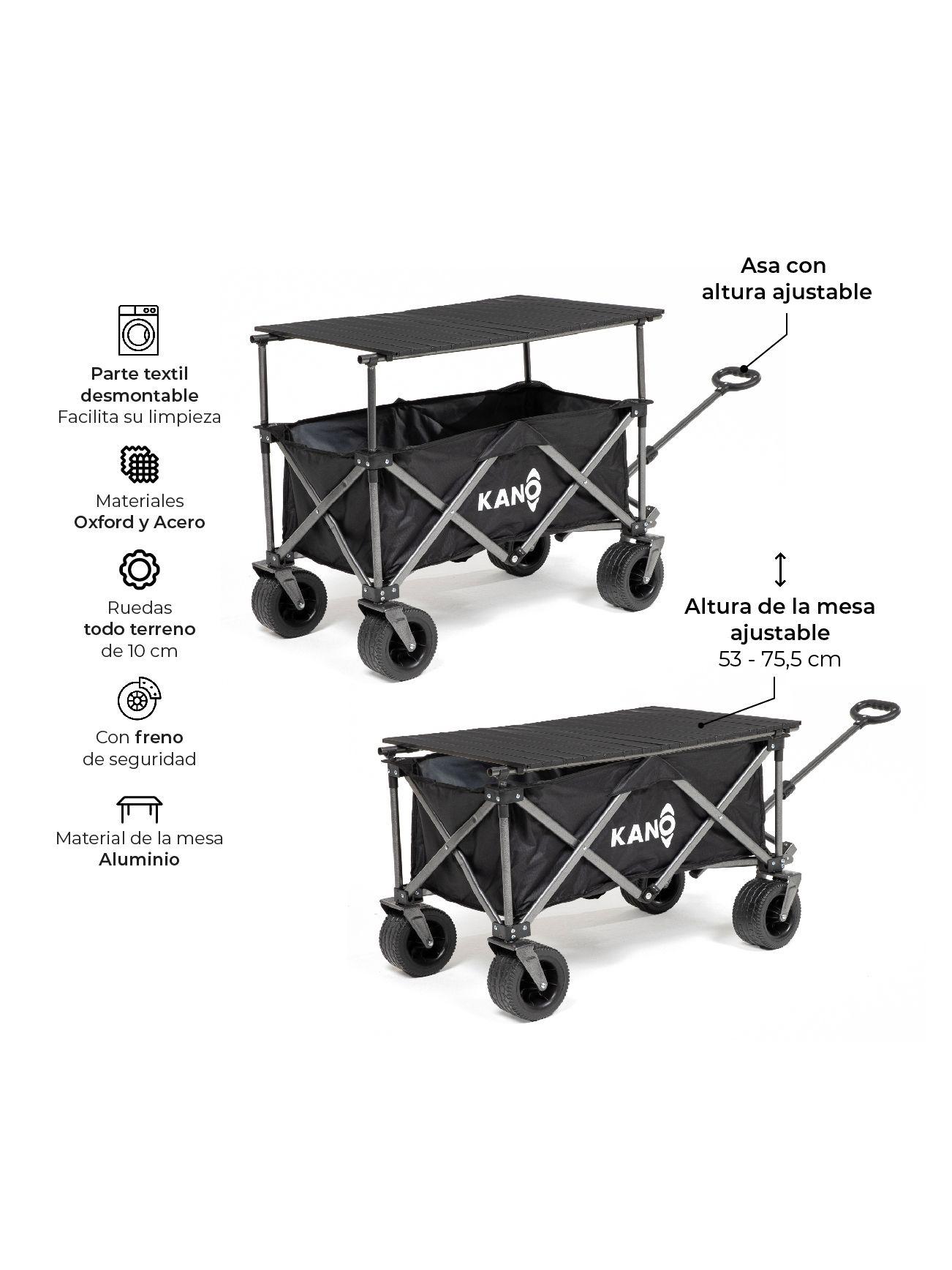 Carro Convertible en Mesa Kano Table Wagon Plegable Outdoor-5