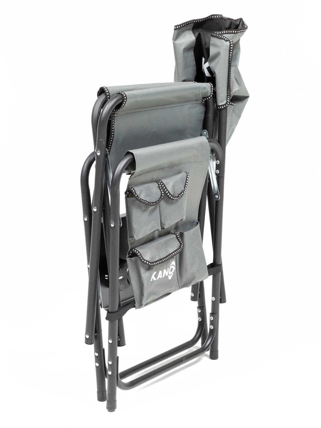 Silla de Camping Plegable Kano Puclaro con Mesa y Bolsillos-9