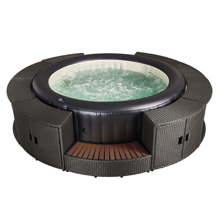 Hot Tub Inflable / Spa Carlton 6 Muse Jets / Mspa 6 Personas-5