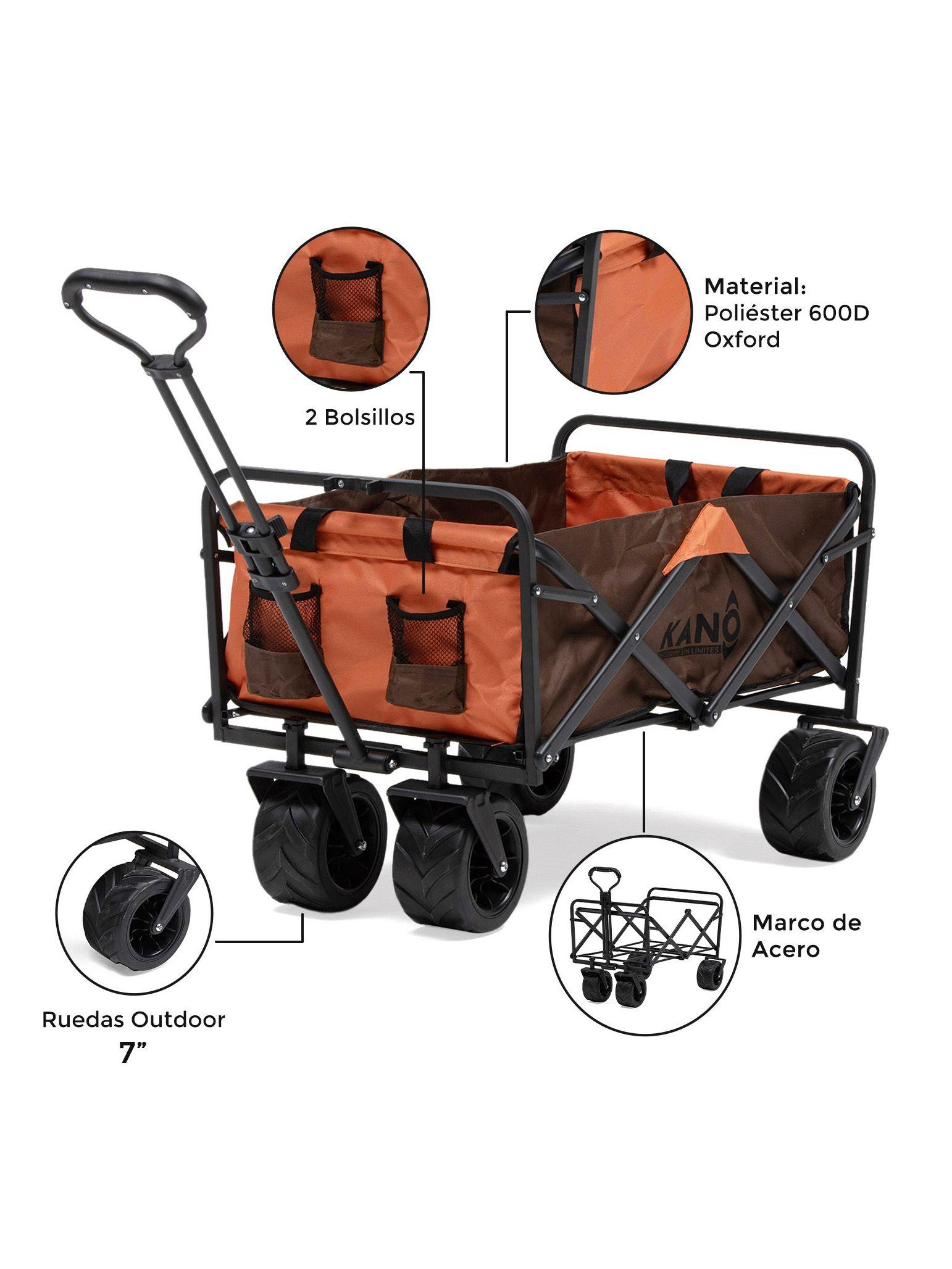 Carro Trolley Plegable Kano Sherpa Para Camping y Playa-1