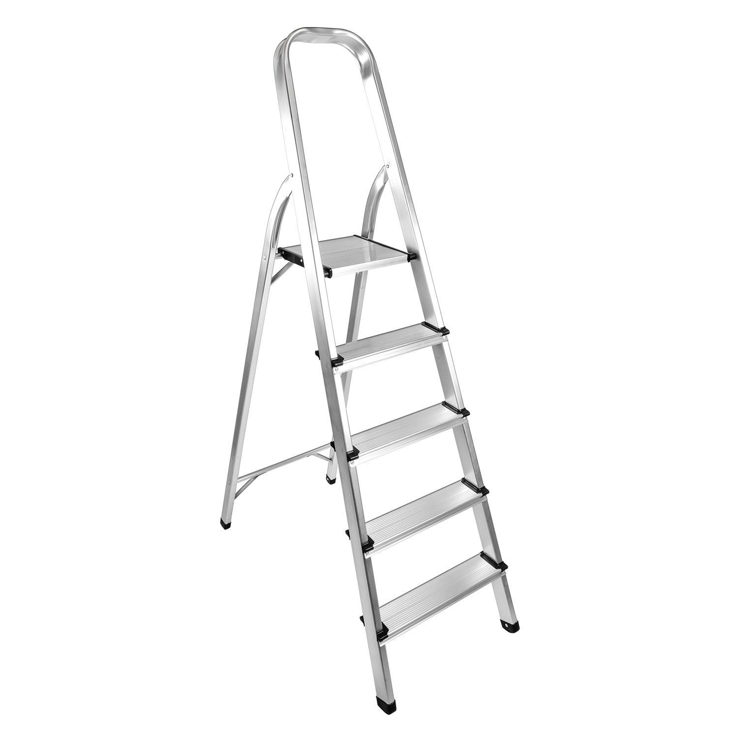 Escalera Plegable Relan de Aluminio 5 Peldaños-0