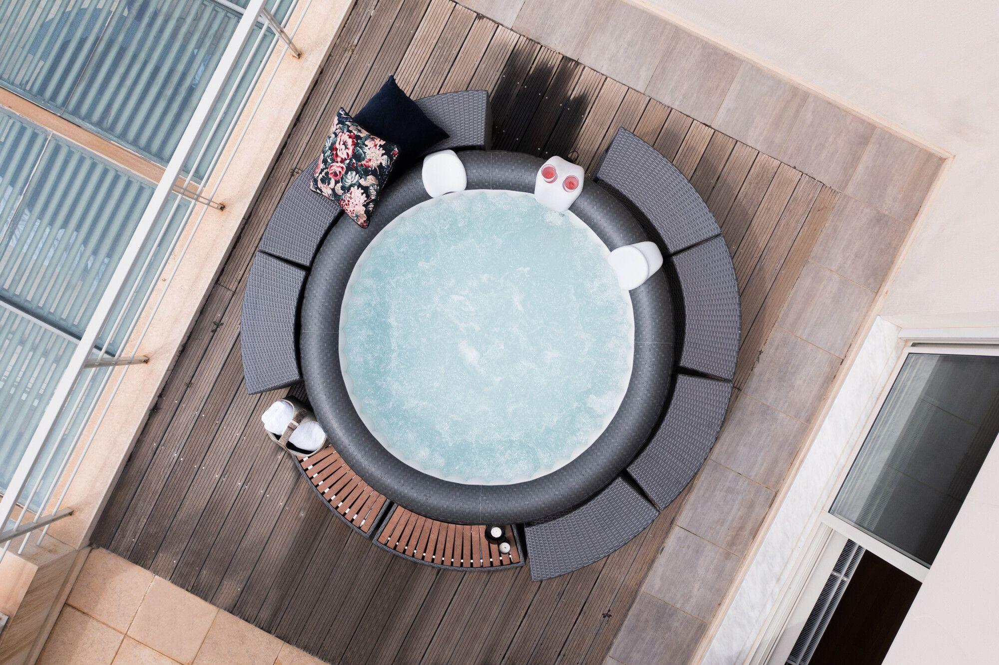 Hot Tub Inflable / Spa Ottoman 6 Comfort / Mspa 6 Personas-7