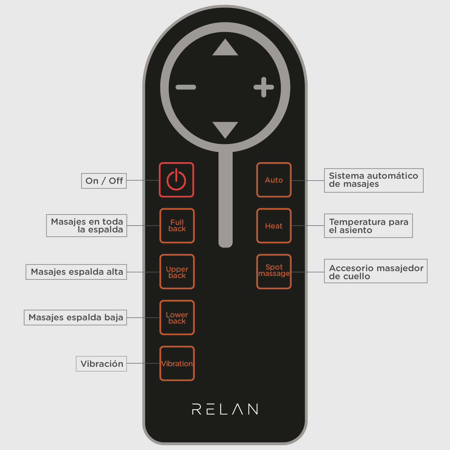 Silla Masajeadora Reclinable de Madera D-1500C Relan-3