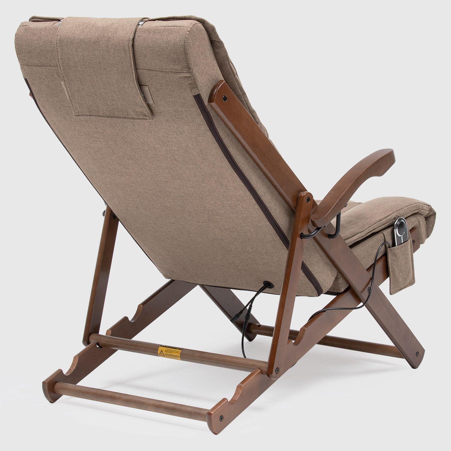 Silla Masajeadora Reclinable de Madera D-1500C Relan-7