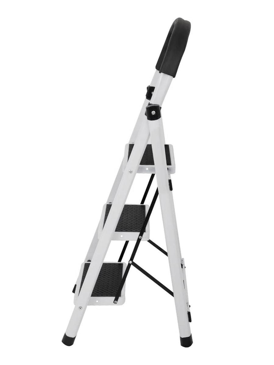 Escalera Taburete Plegable Halten 3 Peldaños Antideslizantes-4
