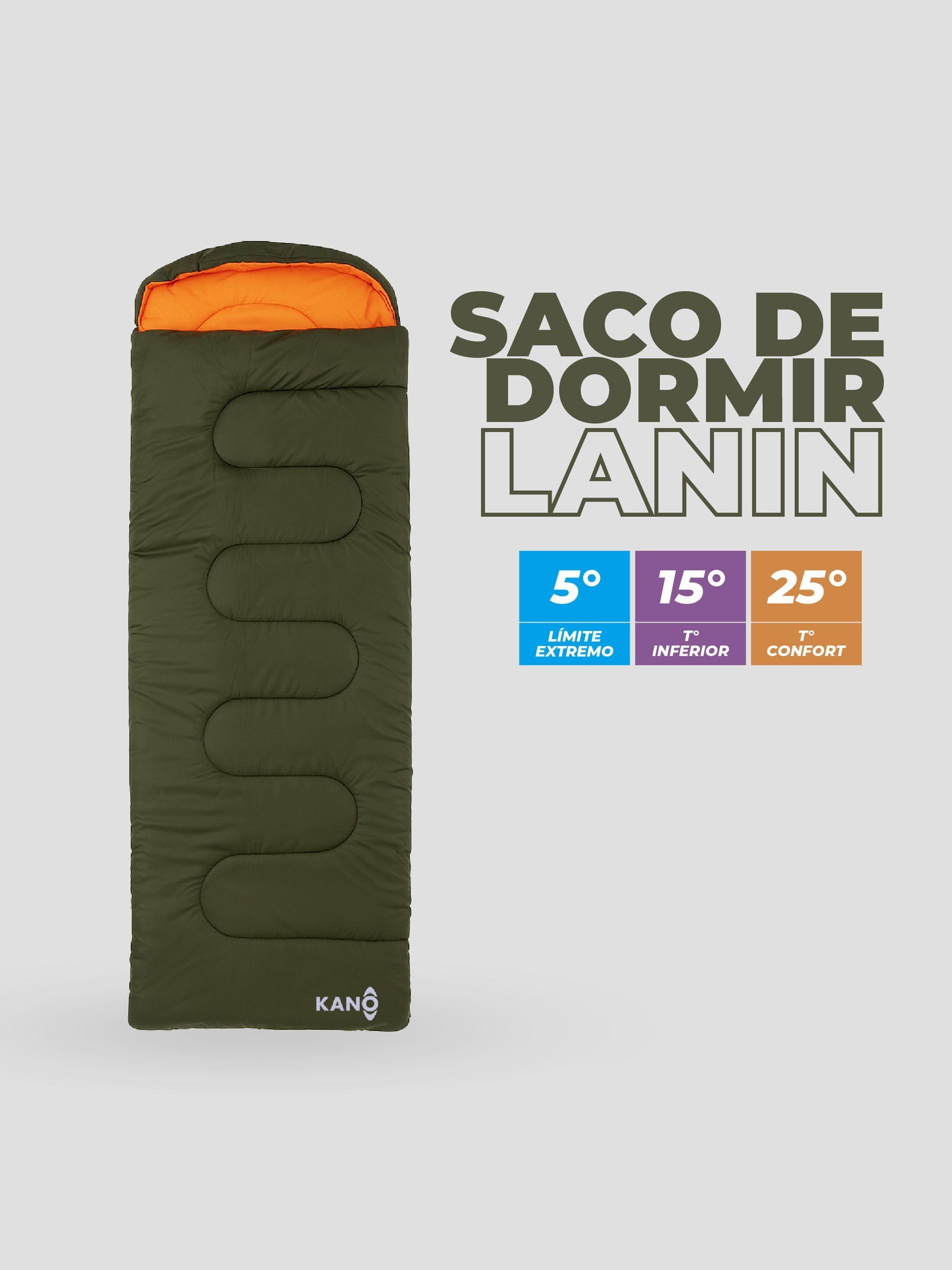 Saco de dormir 5° / 15° / 25° Kano Lanin Recto 220 x 75 cm-2