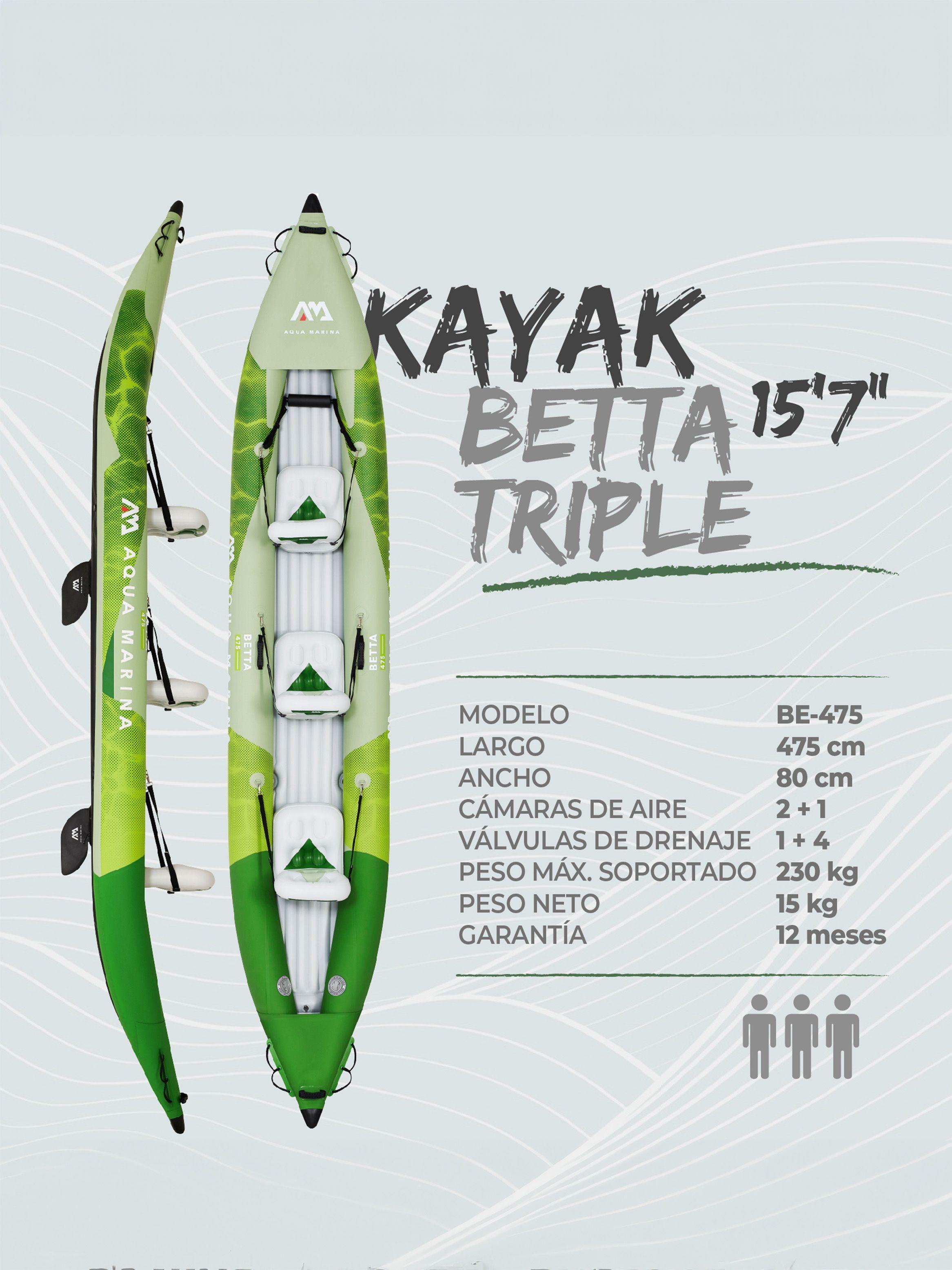 Kayak Betta Triple Leisure-2