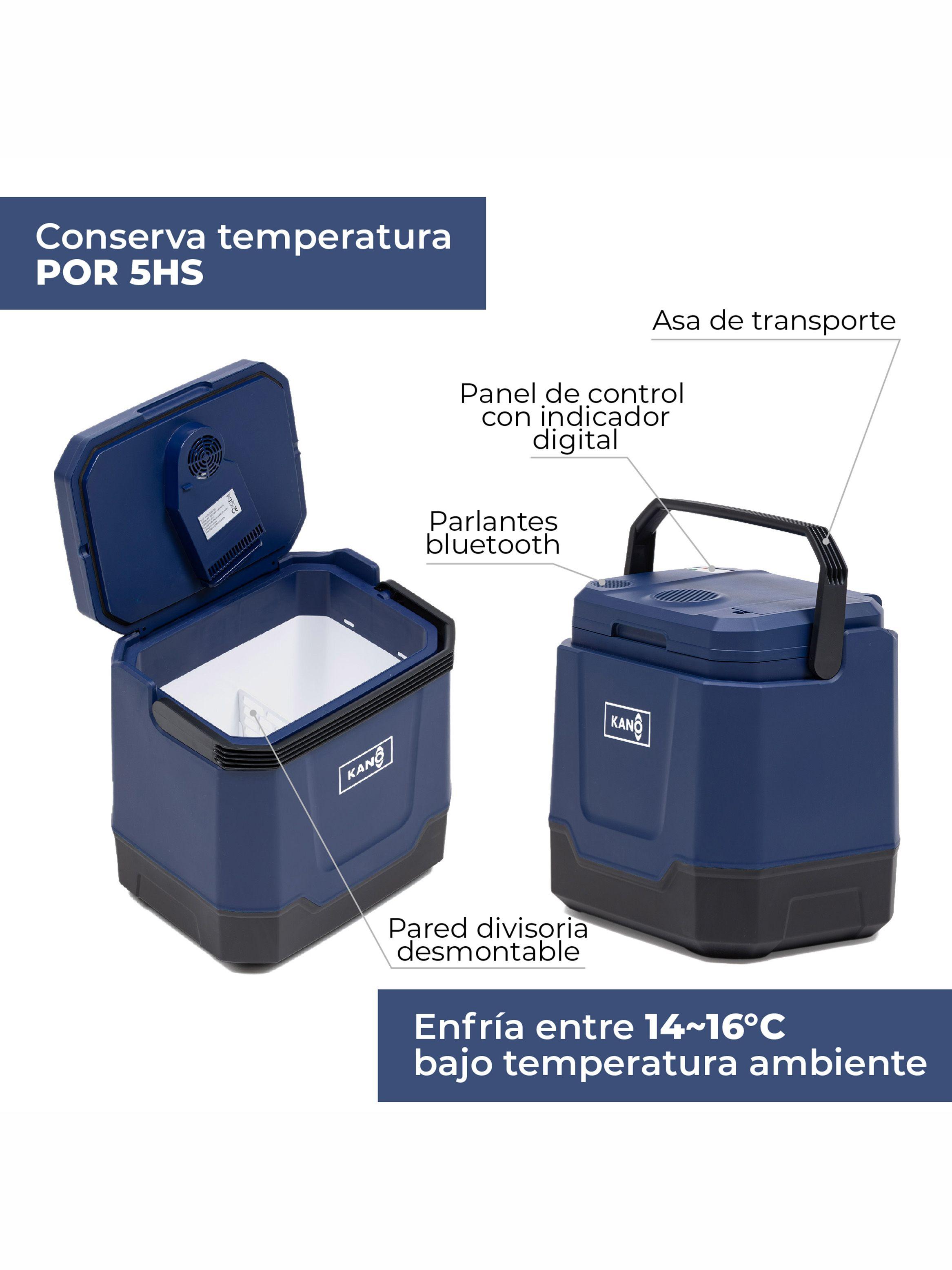 Cooler Eléctrico Portátil Kano Queulat Enfría y Calienta 33L-4