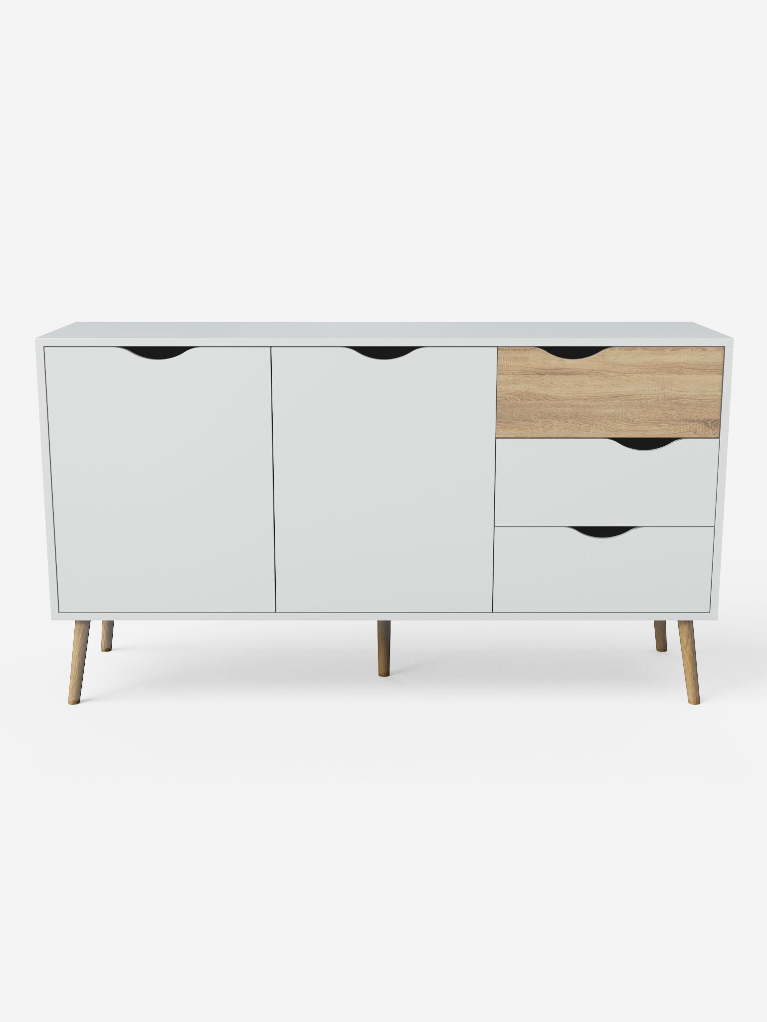 Aparador Buffet Top Living Bergen con Puertas y Cajones-6
