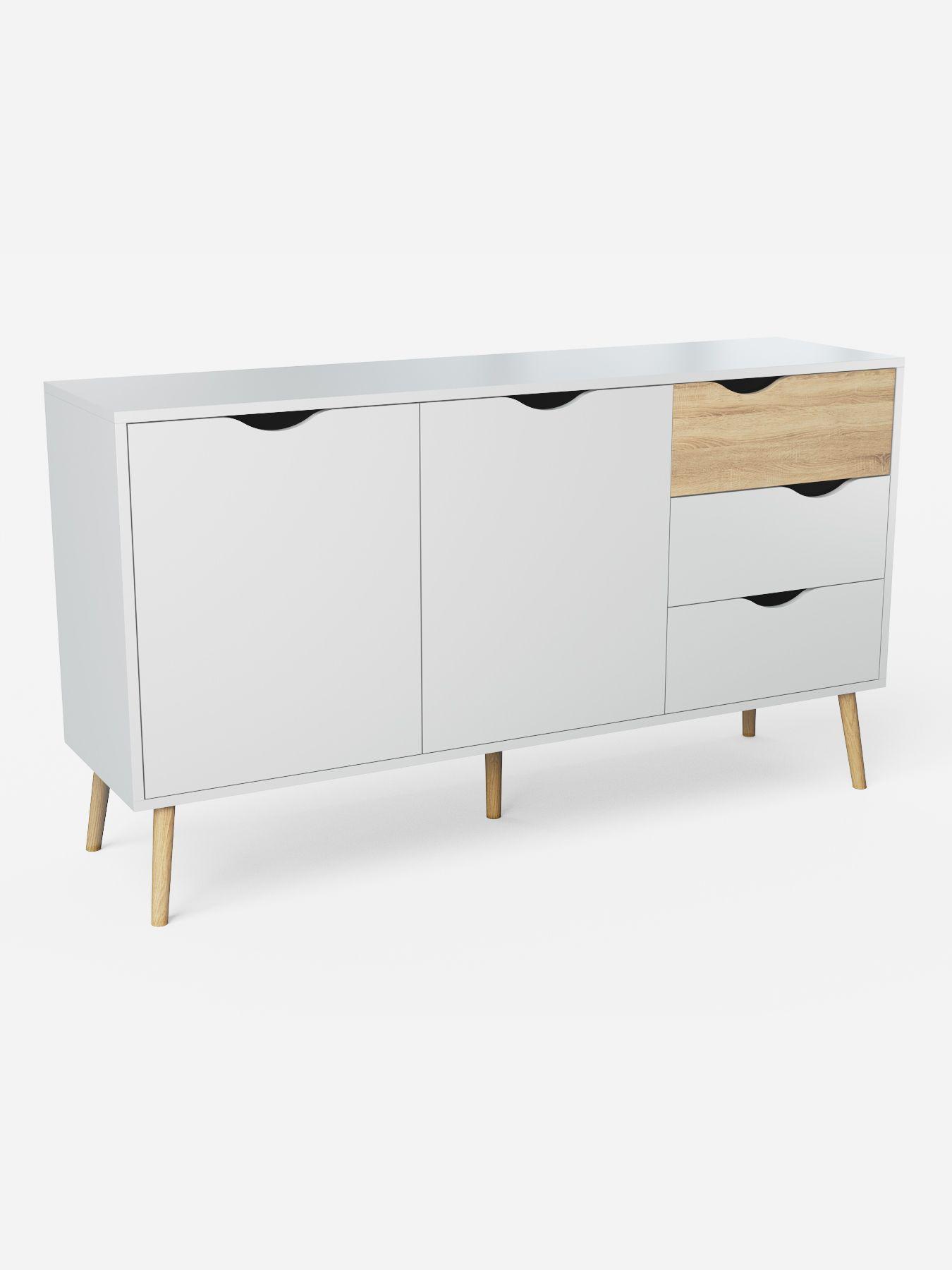 Aparador Buffet Top Living Bergen con Puertas y Cajones-7
