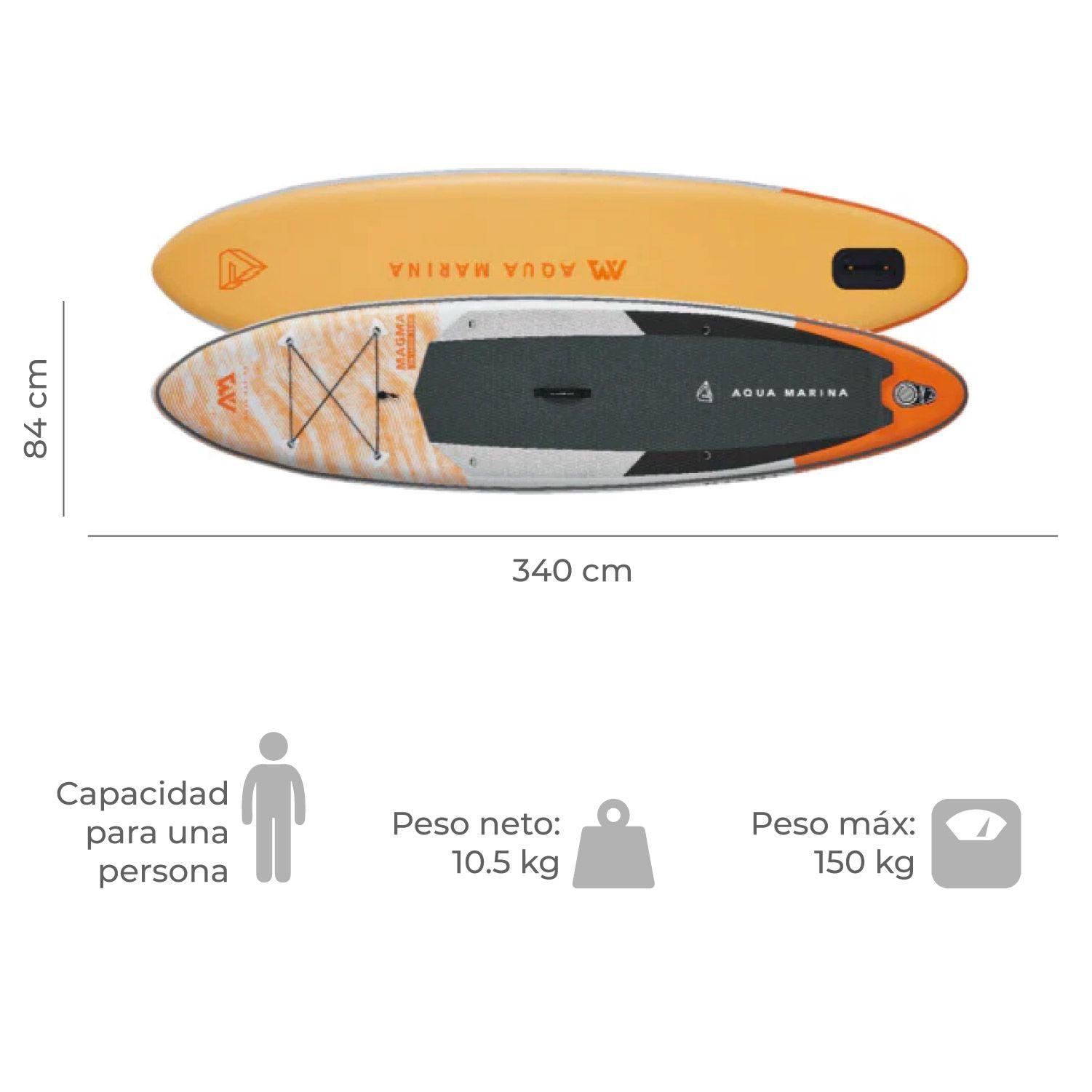 Sup Inflable / Magma Aqua Marina 11´2" Pies-2