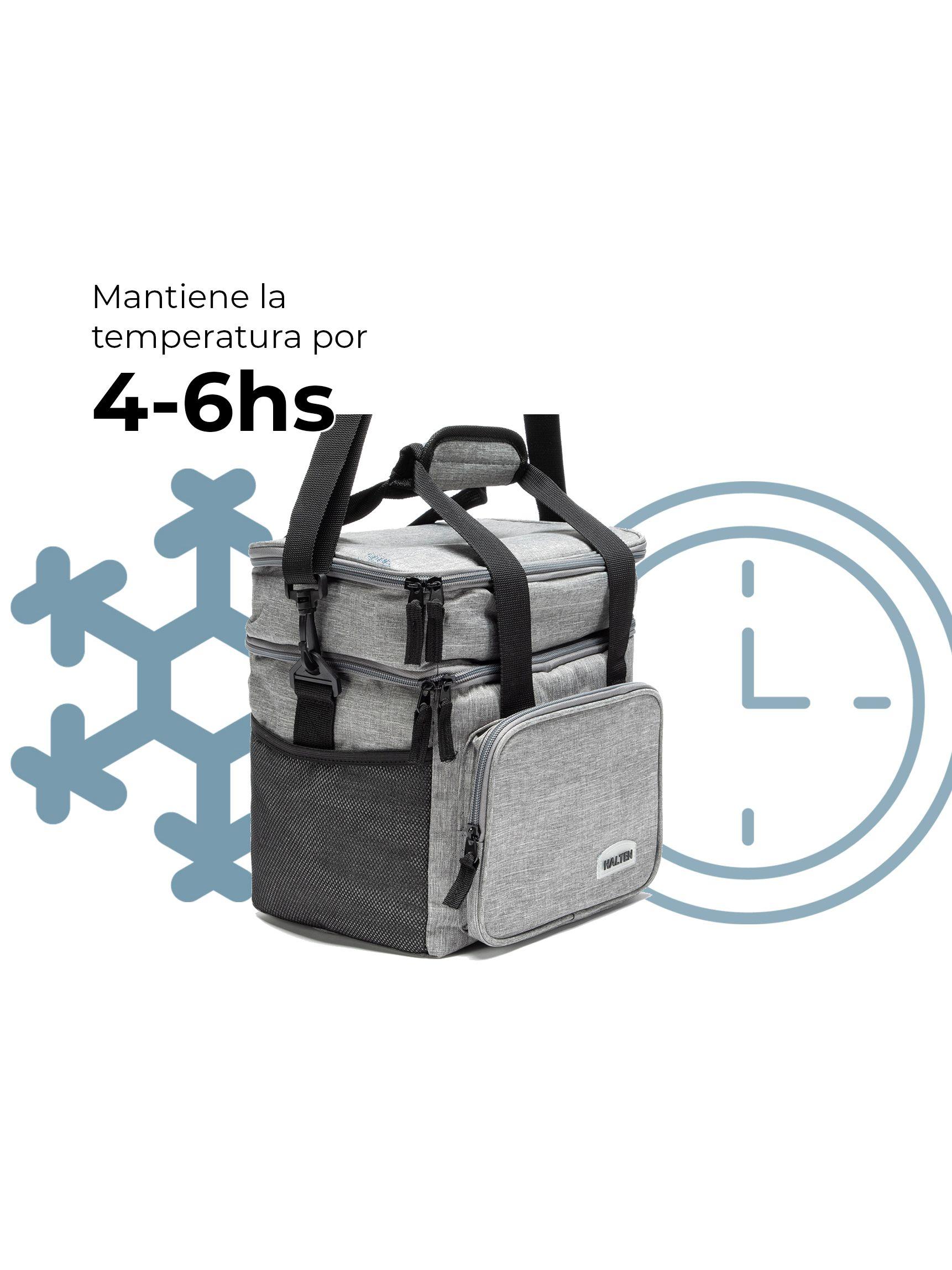 Lonchera Térmica Halten 14Lts Dos Compartimentos Lunch Bag-1