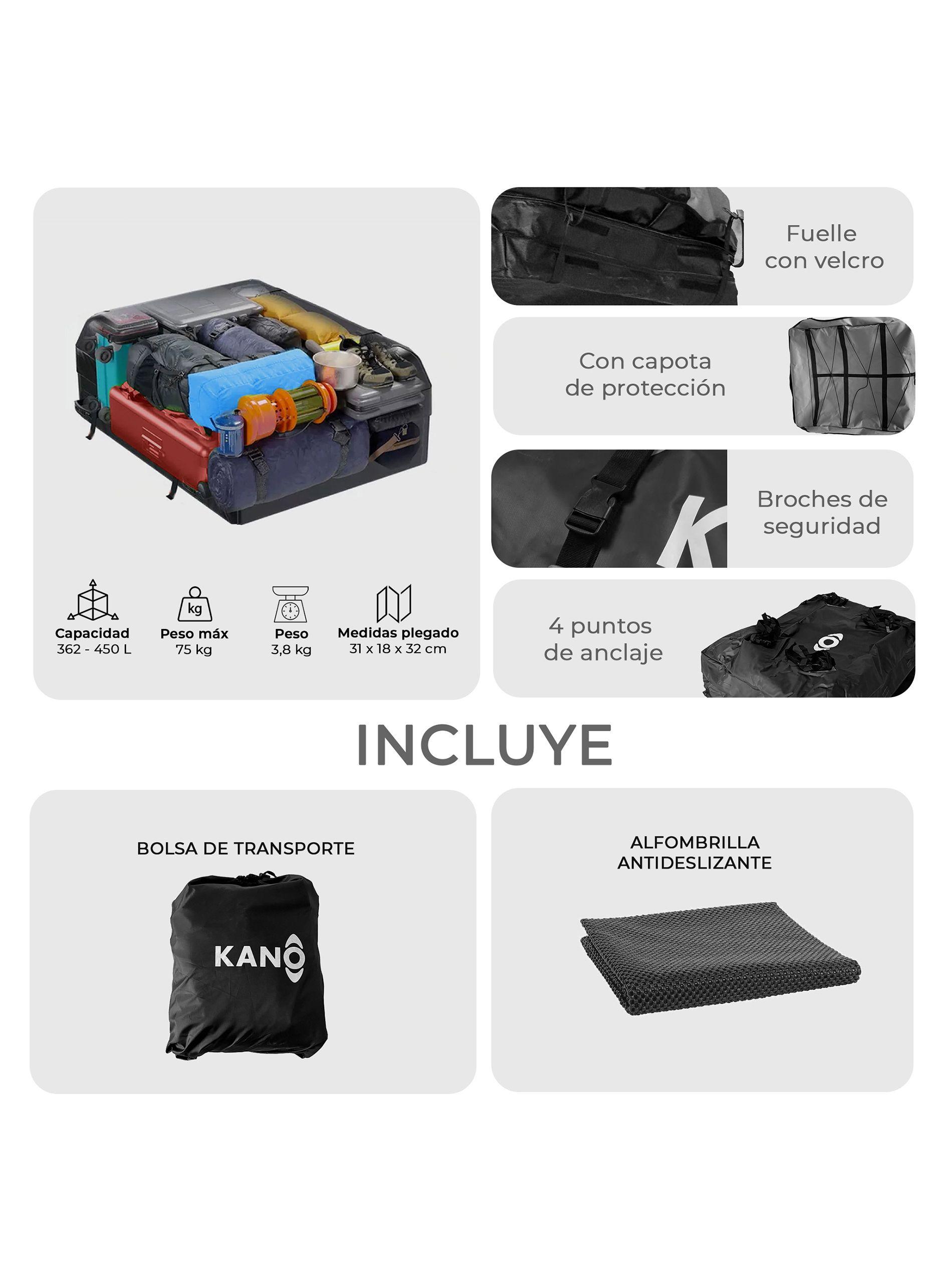 Bolso Seco Porta Equipaje Para Techo de Auto Kano 450L-2