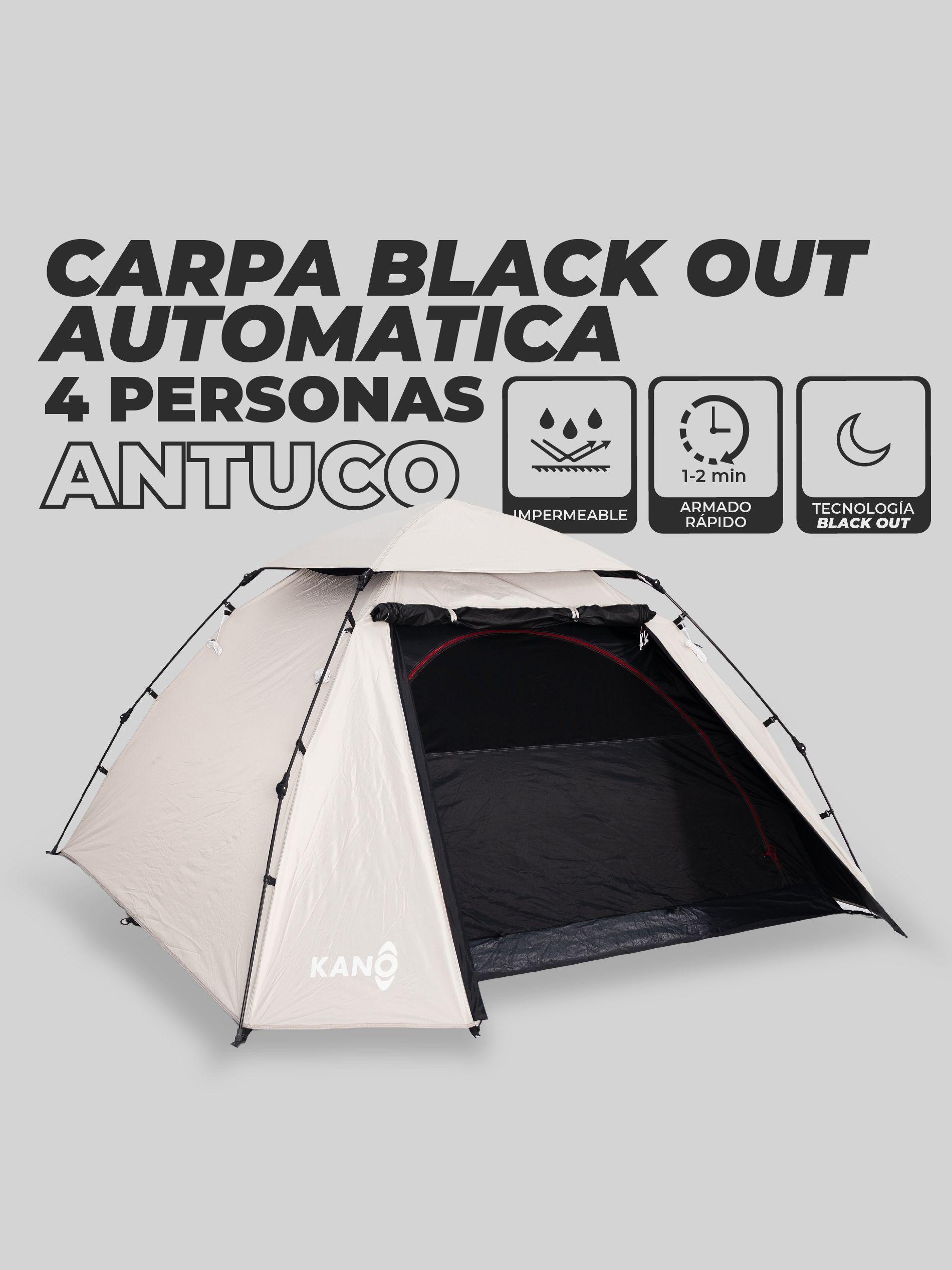 Carpa Automática Black Out Kano Antuco 4 Personas Camping-2