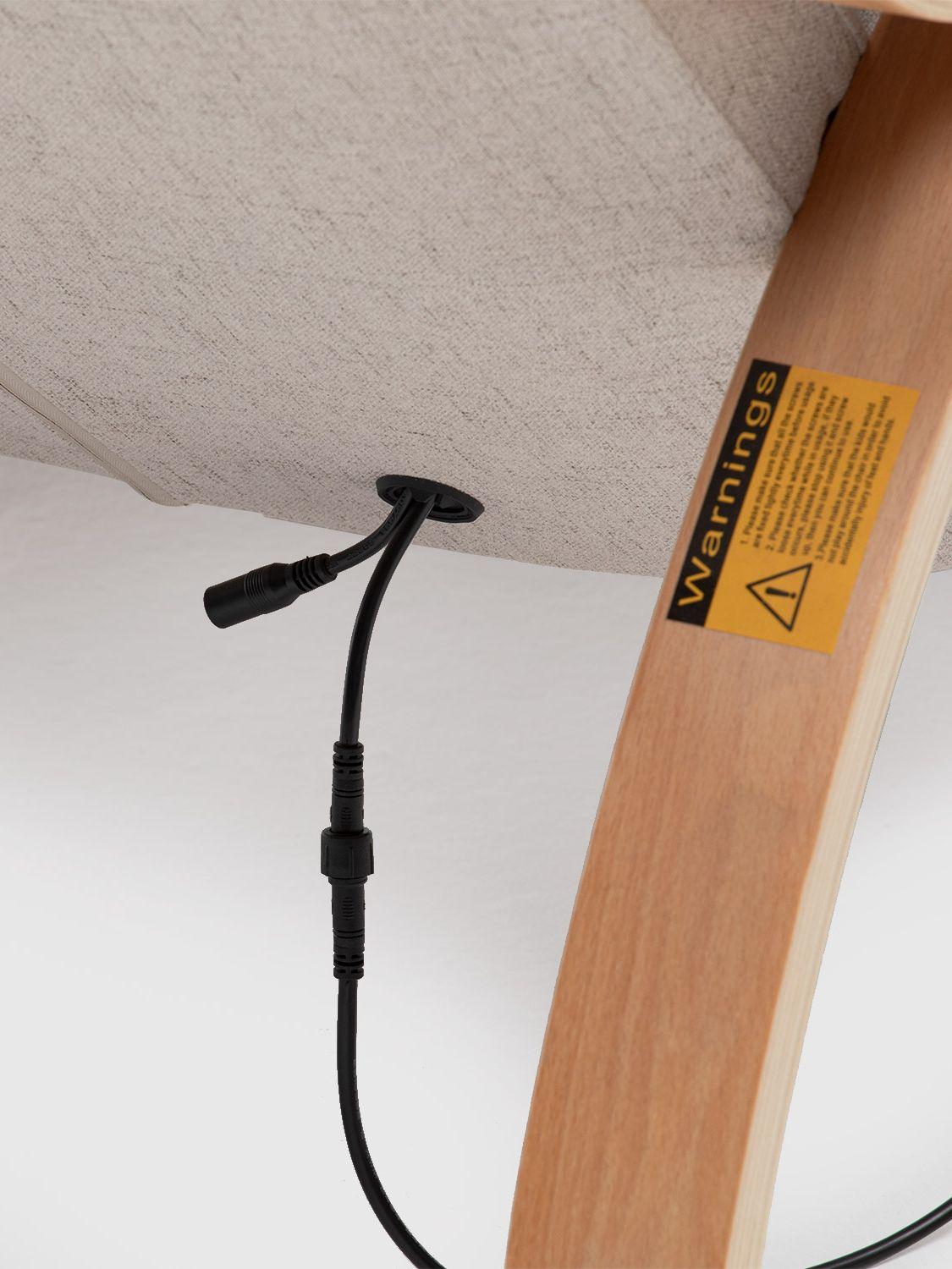 Silla Masajeadora Mecedora de Madera Relan-7