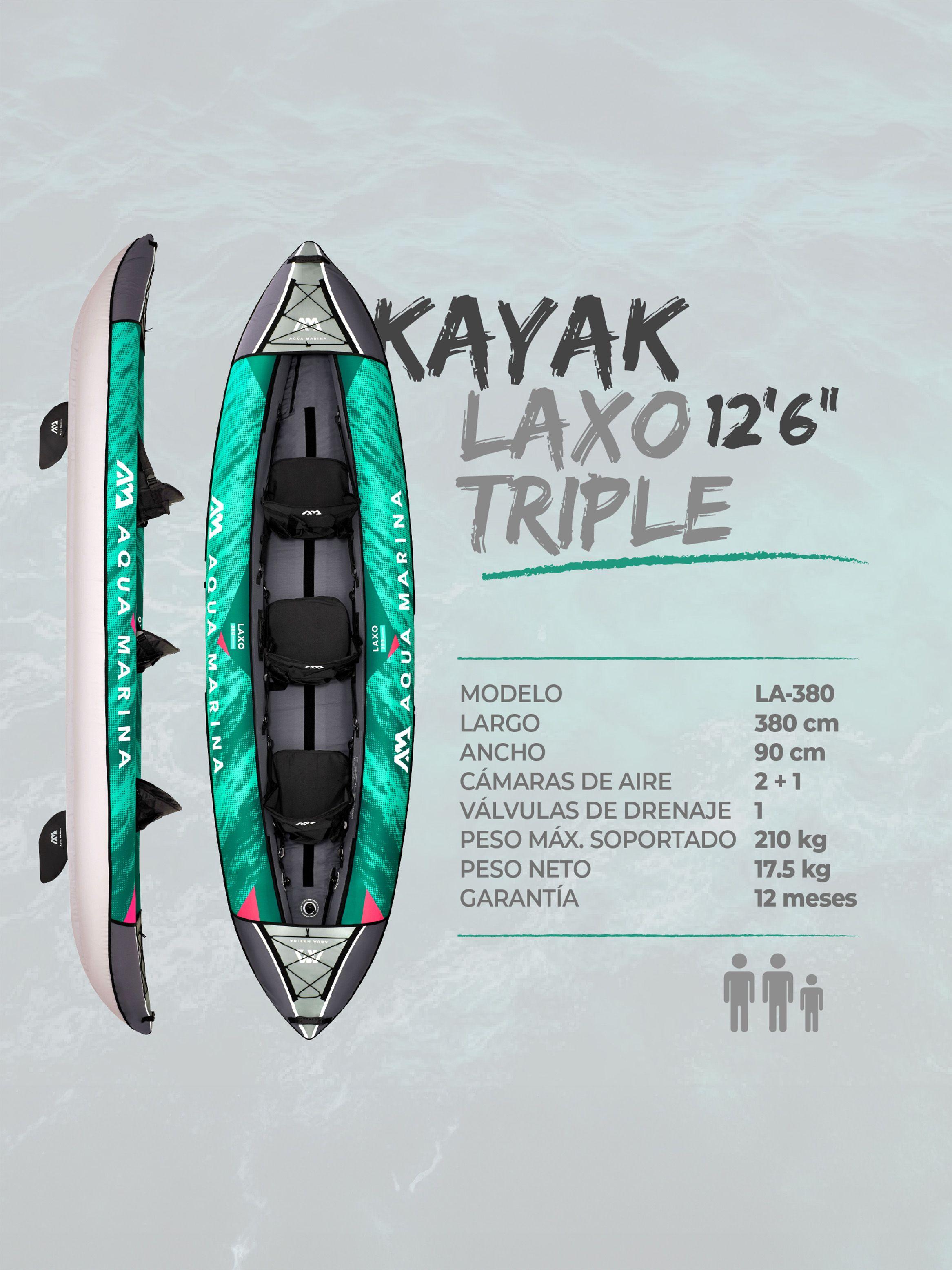 Kayak Inflable / Kayak Laxo 3 personas-2