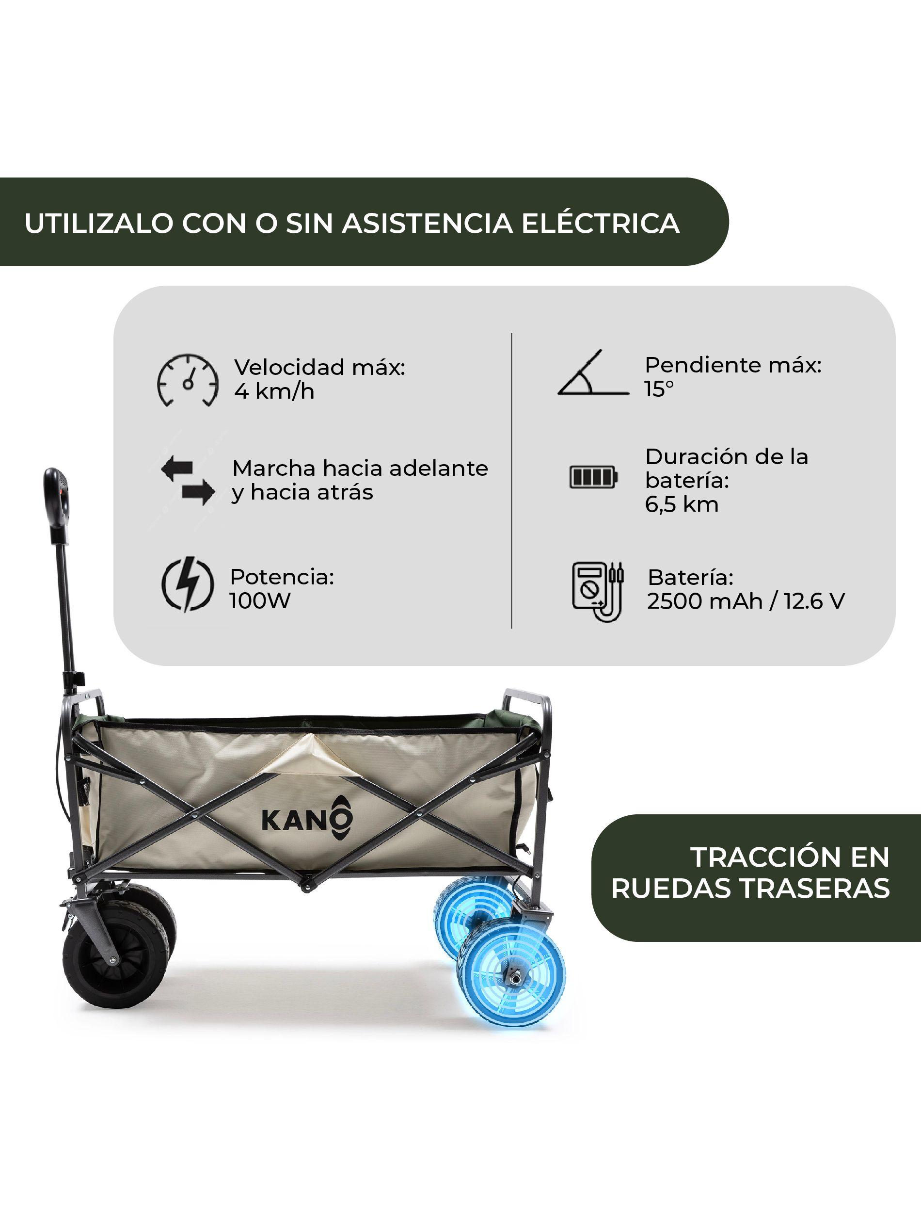 Carro Eléctrico Kano Turbo Wagon Plegable Para Camping-1