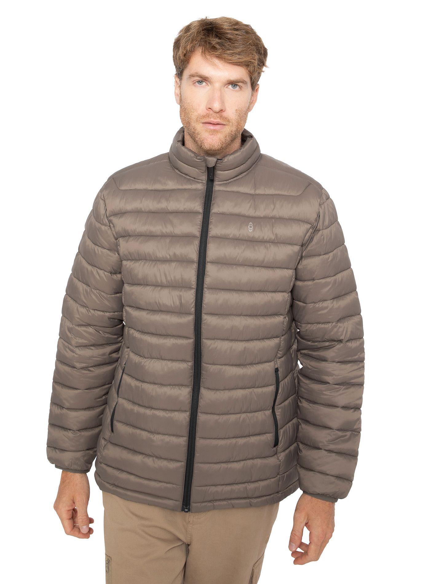 Parka Térmica Hombre Kano Villarrica Chaqueta Acolchada Taupe-5