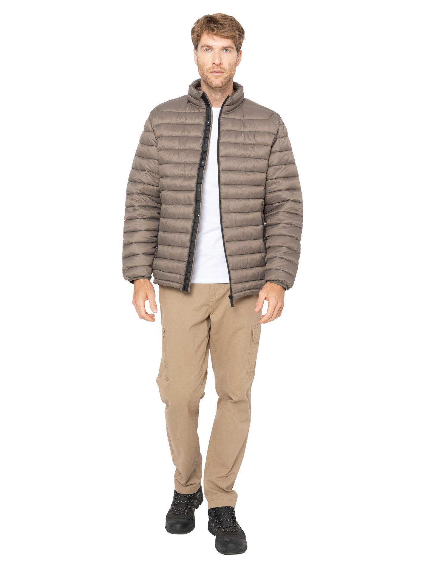 Parka Térmica Hombre Kano Villarrica Chaqueta Acolchada Taupe-7