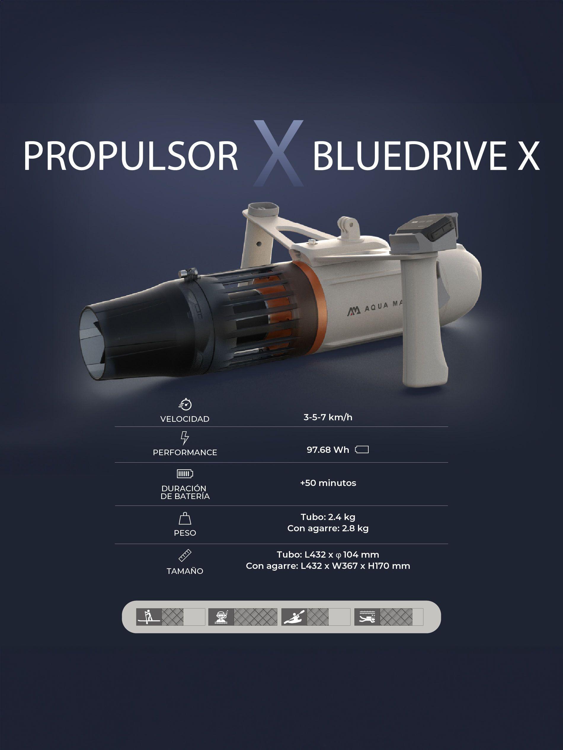 Propulsor de Agua Aqua Marina Bluedrive X Motor 3 en 1-2