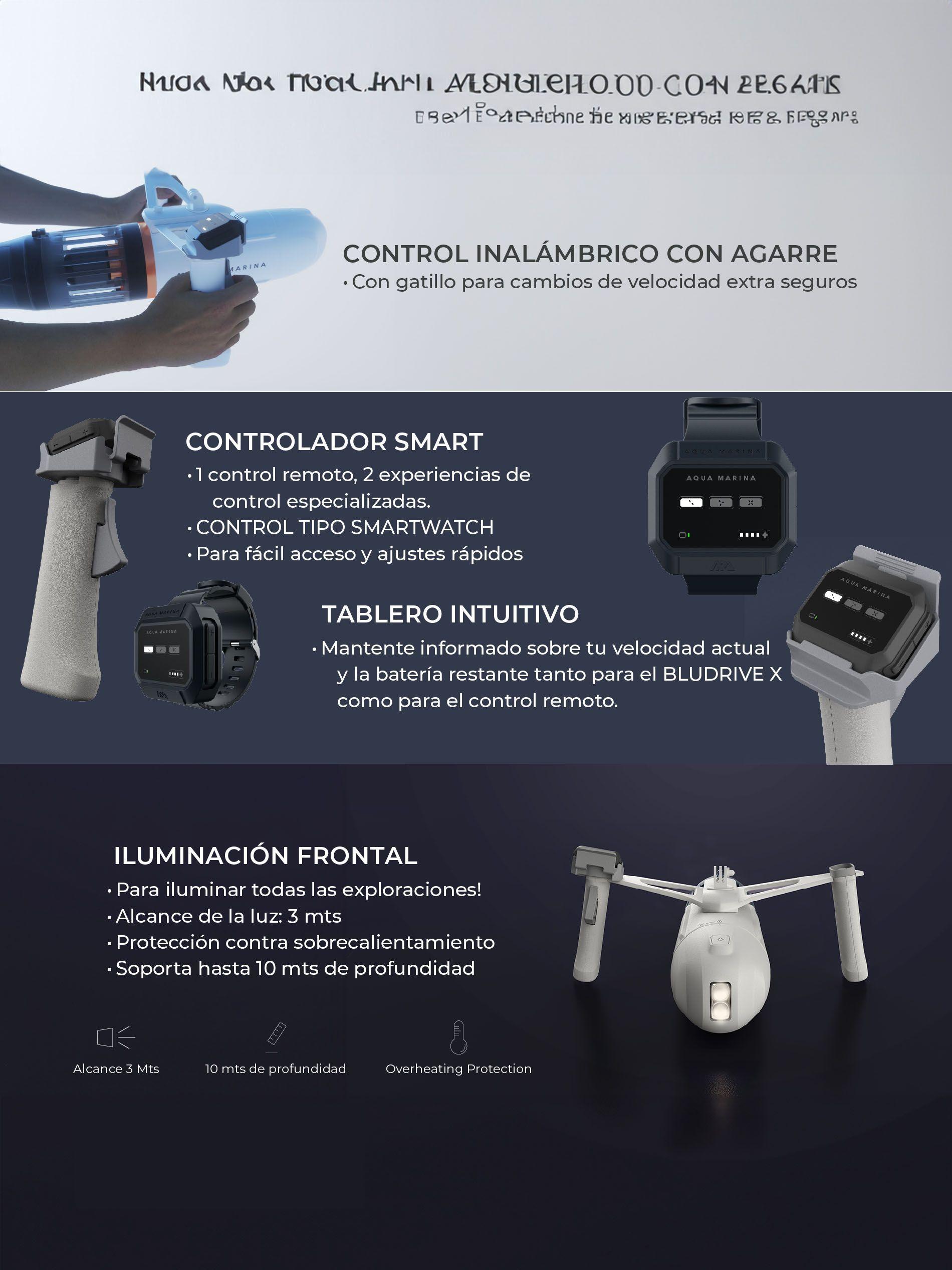 Propulsor de Agua Aqua Marina Bluedrive X Motor 3 en 1-4