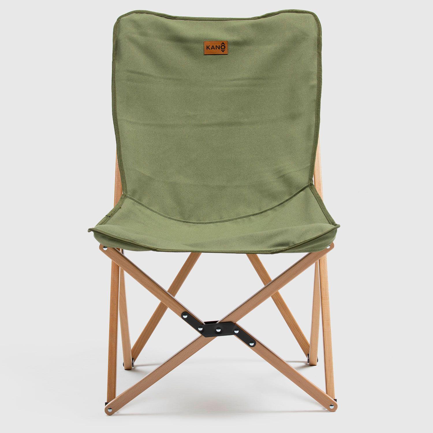 Silla Plegable Para Camping Natural Verde Kano-0