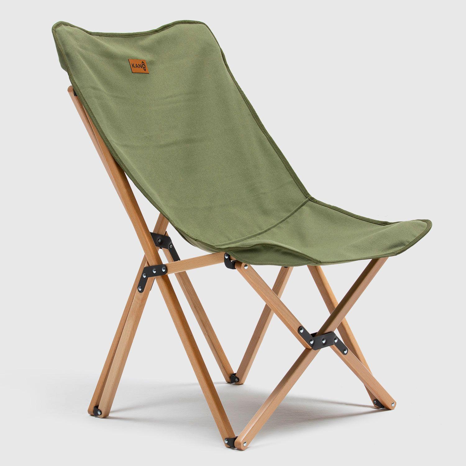 Silla Plegable Para Camping Natural Verde Kano-1