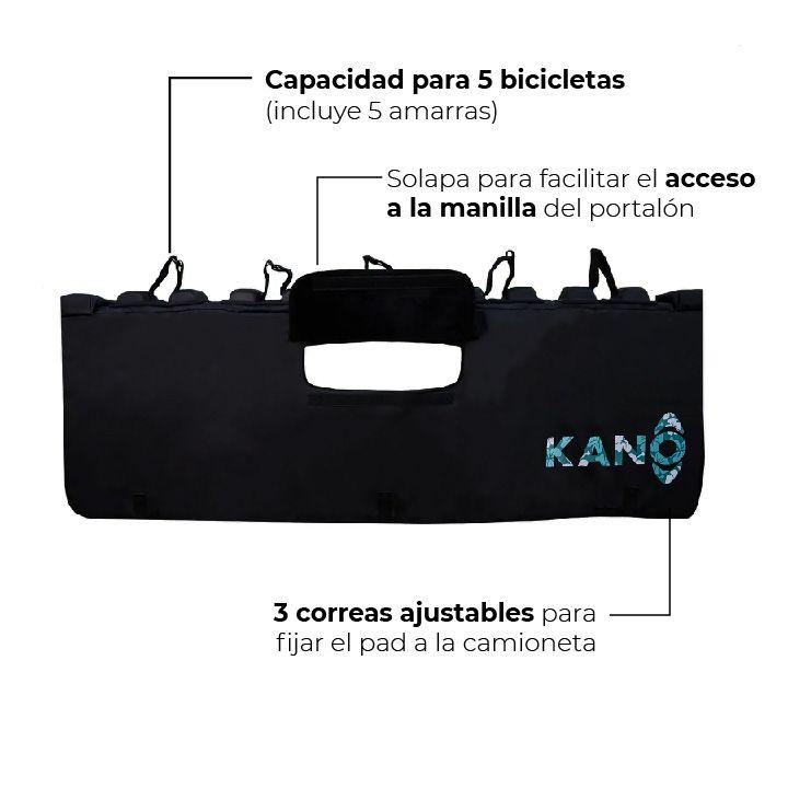 Pad Portabicicletas Portalón de Camioneta Flores M Kano-2