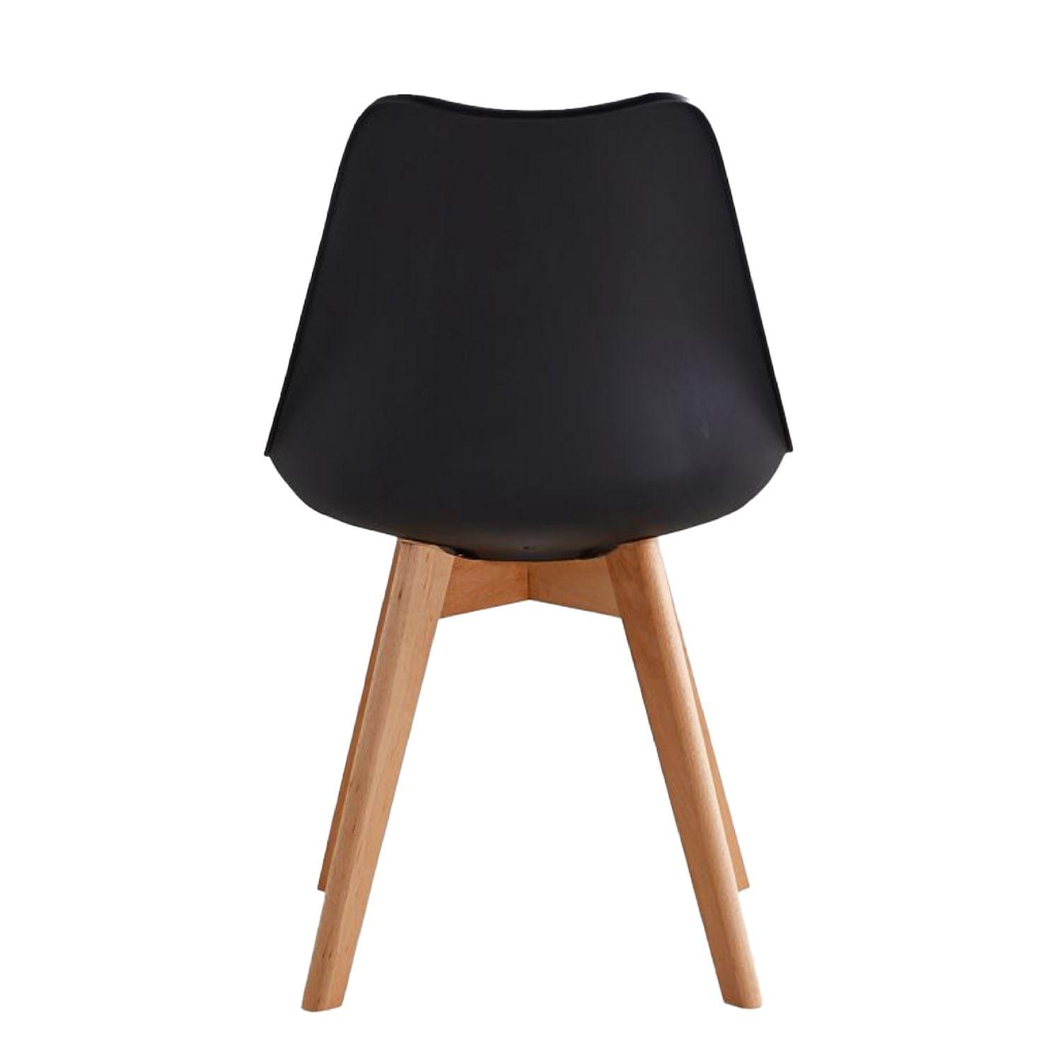 Set de 4 Sillas Relan Eames Tulip Negras-6