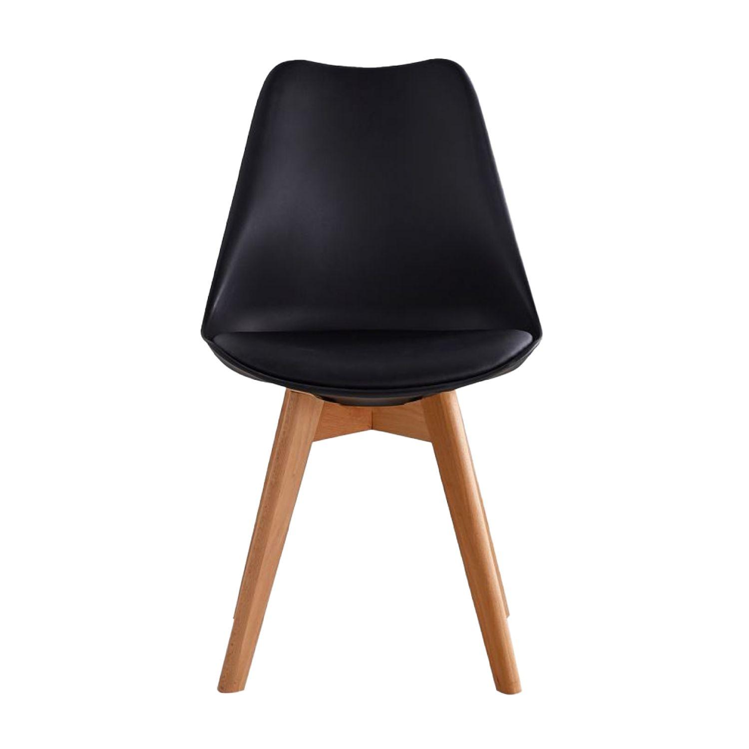 Set de 4 Sillas Relan Eames Tulip Negras-8