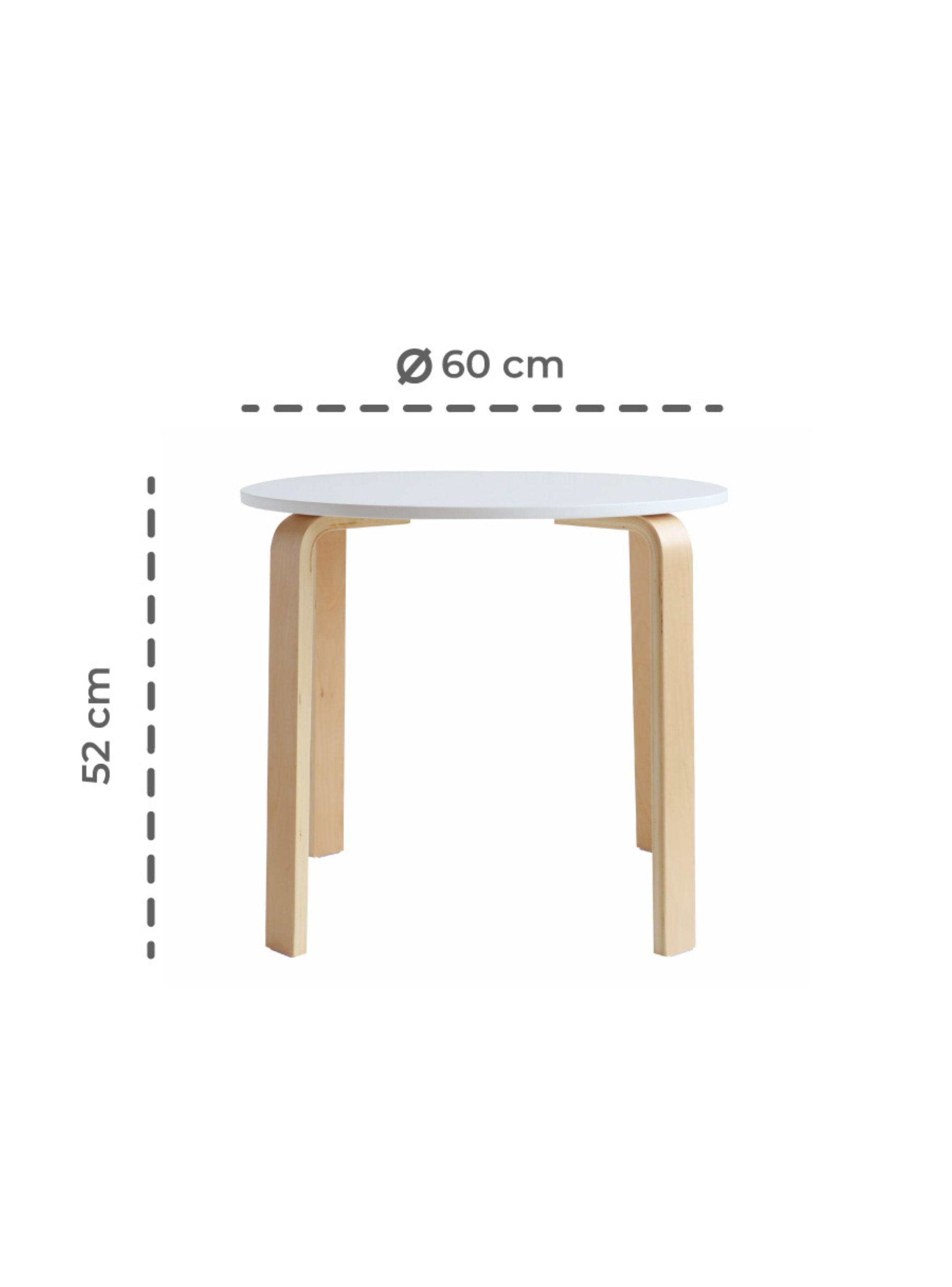 Set Mesa y 2 Sillas Infantil Sitte Relan Símil Madera Nórdico-6