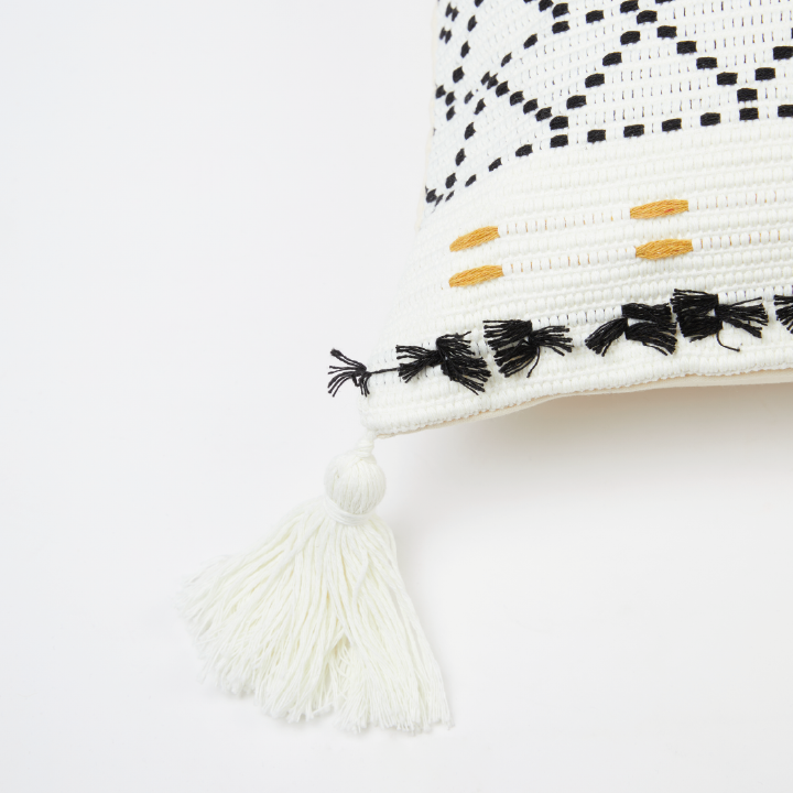 Funda de Cojín Negra 30 x50 / Funda Cojín Relan-1