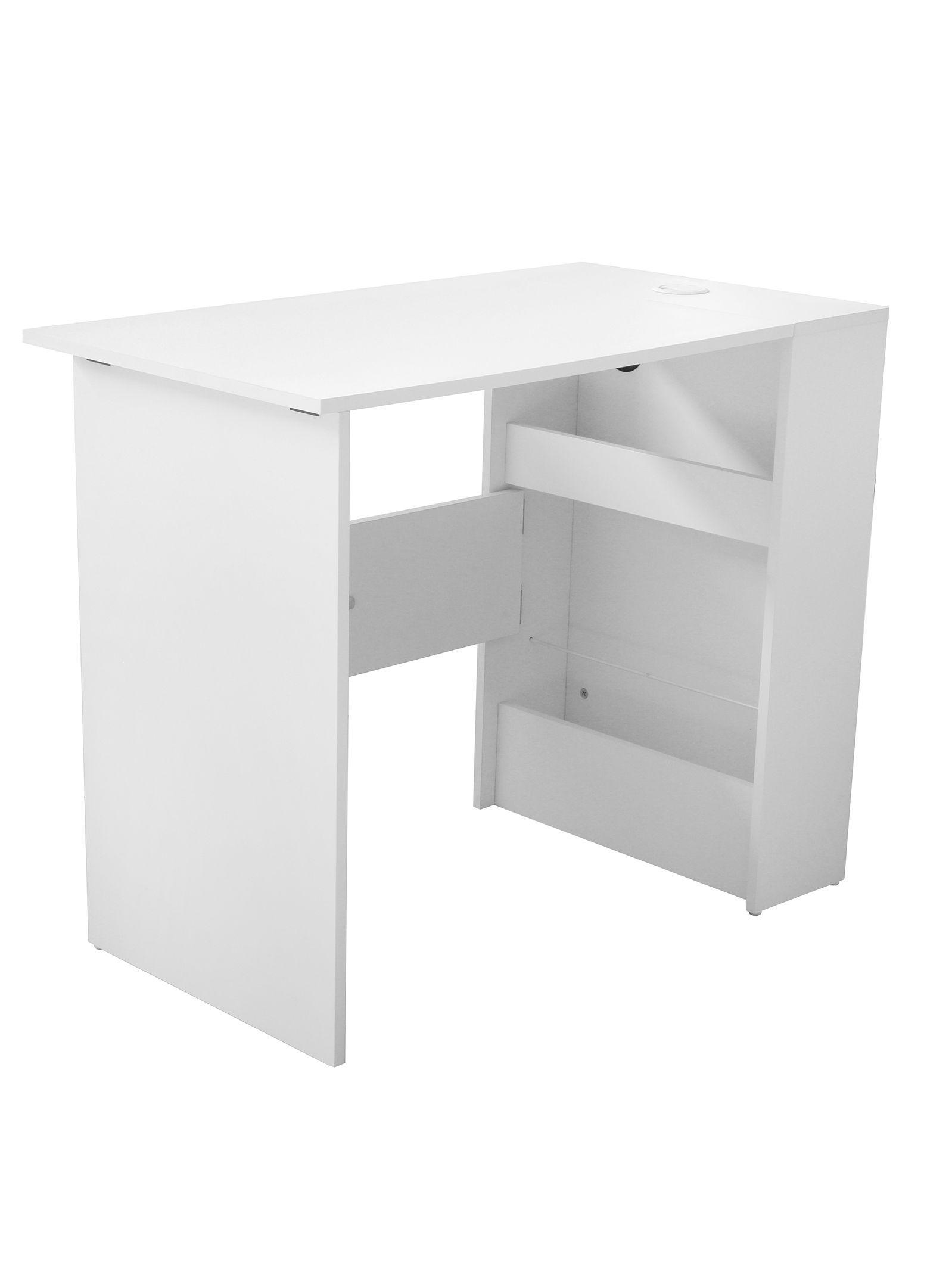 Escritorio Plegable Relan White Compacto Blanco Recibidor-0
