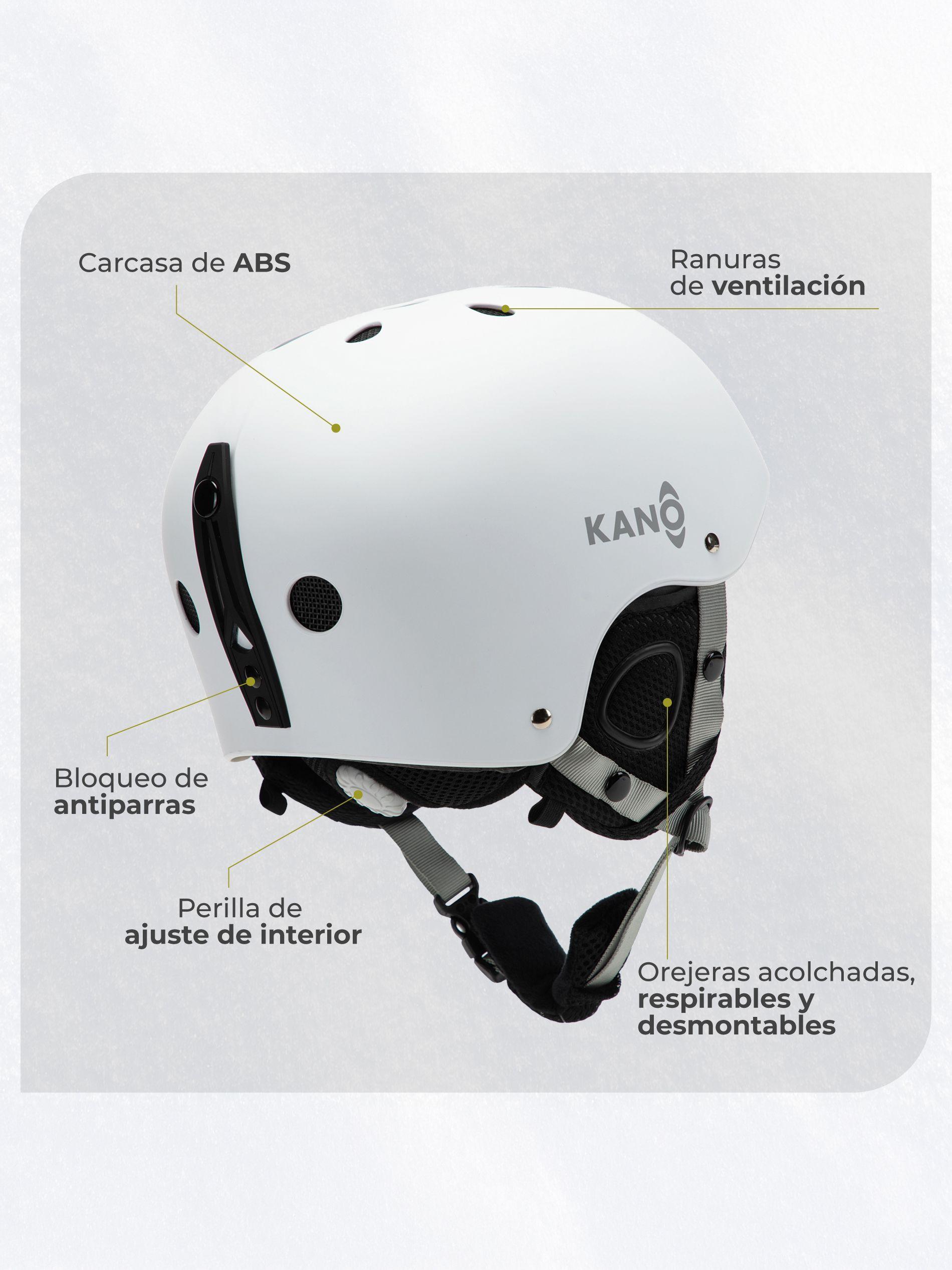 Casco Ski Snowboard de Nieve Kano FROST Niños Ajustable-3