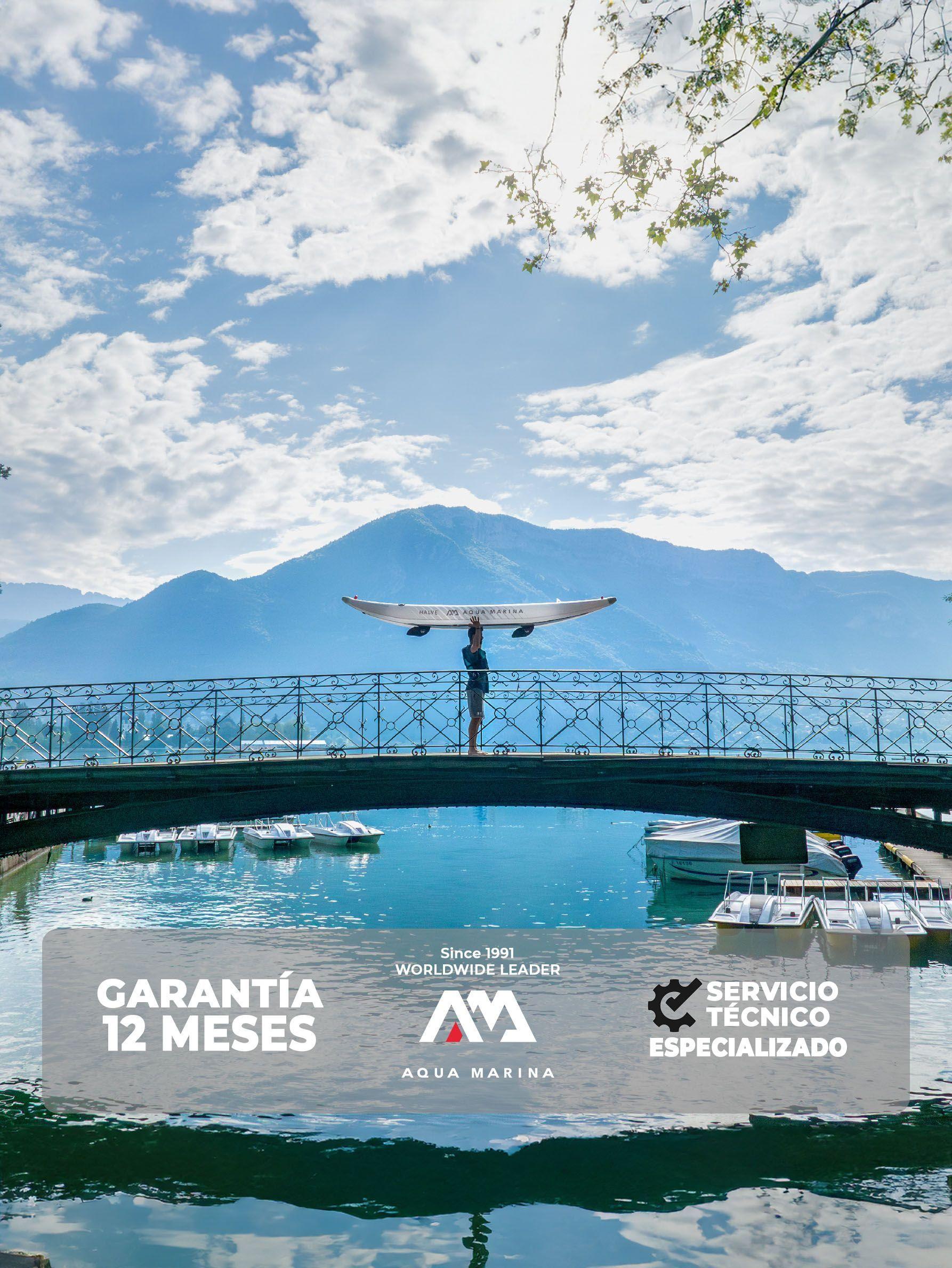 Kayak Inflable Ultraliviano Aqua Marina Halve Single/Doble-8