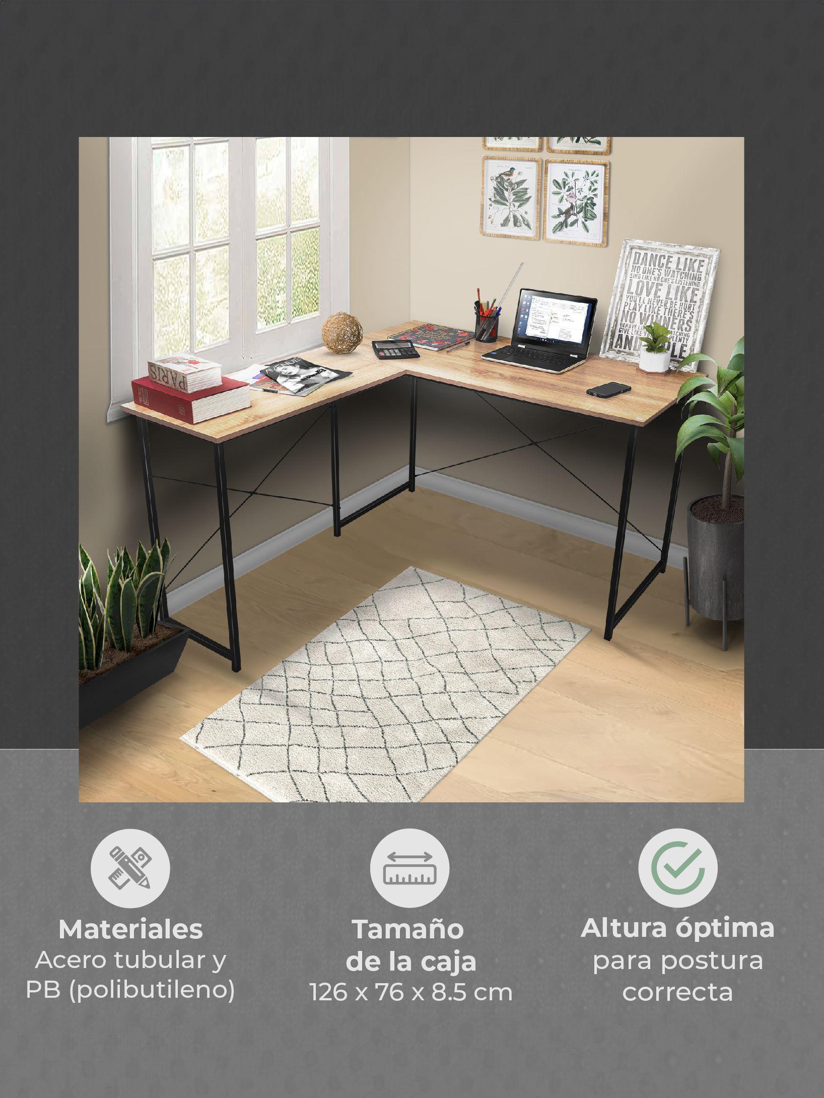 Escritorio Esquinero Top Living Desk 11 Industrial en L-3