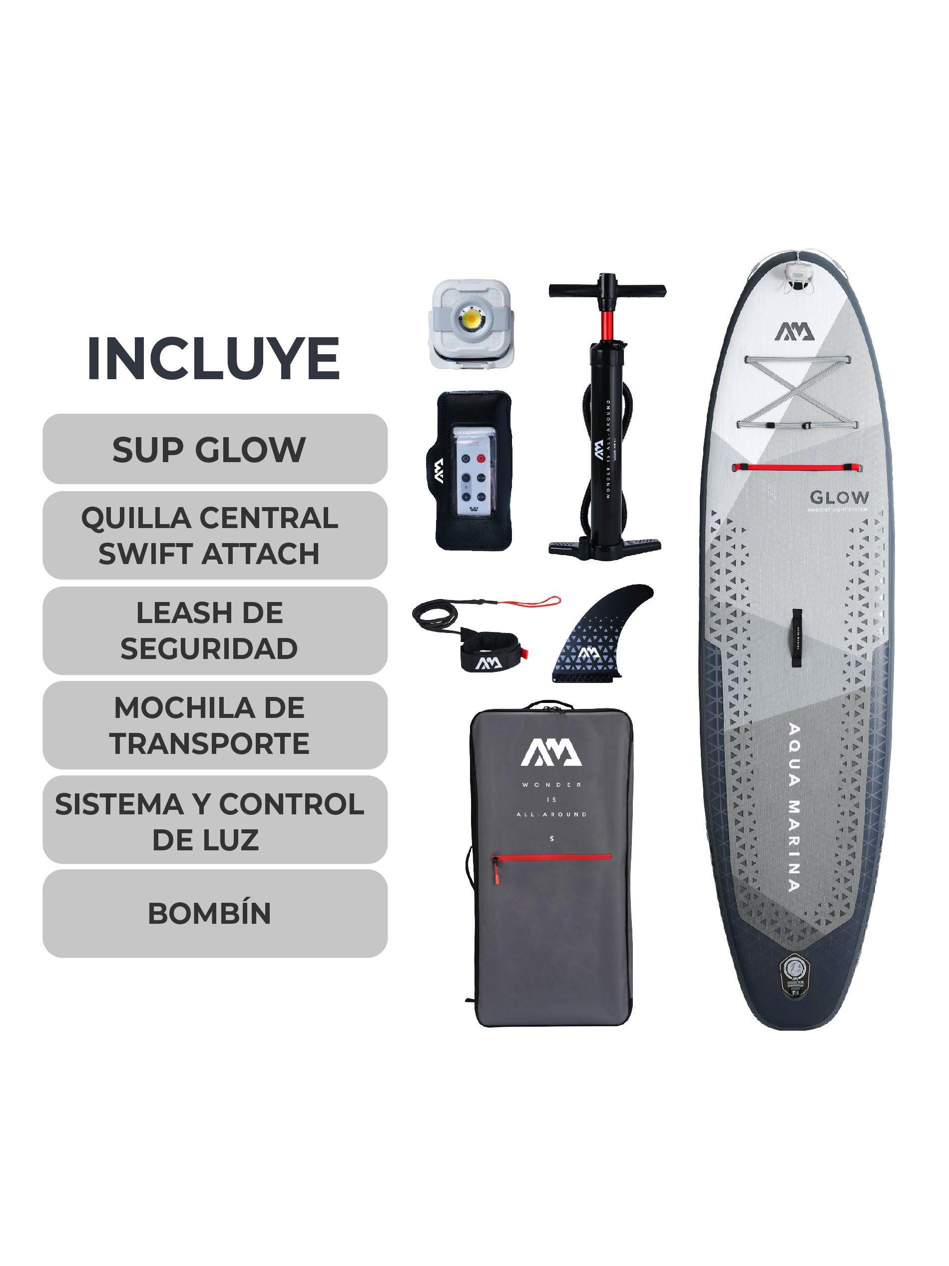 Stand Up Paddle con Luces Aqua Marina GLOW SUP Inflable-8