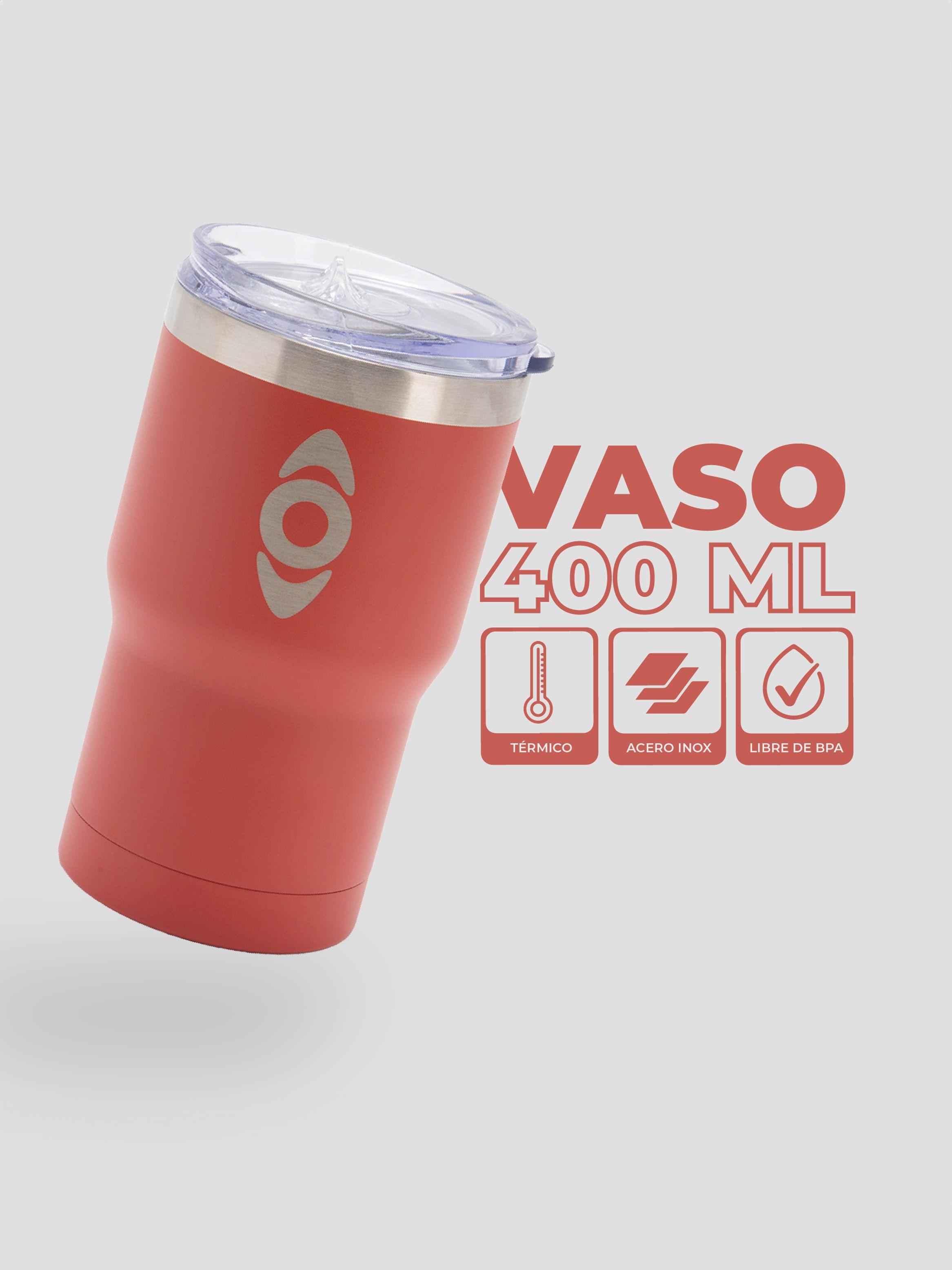 Termo Insulado Burdeo / Termo 400 ml Kano-7