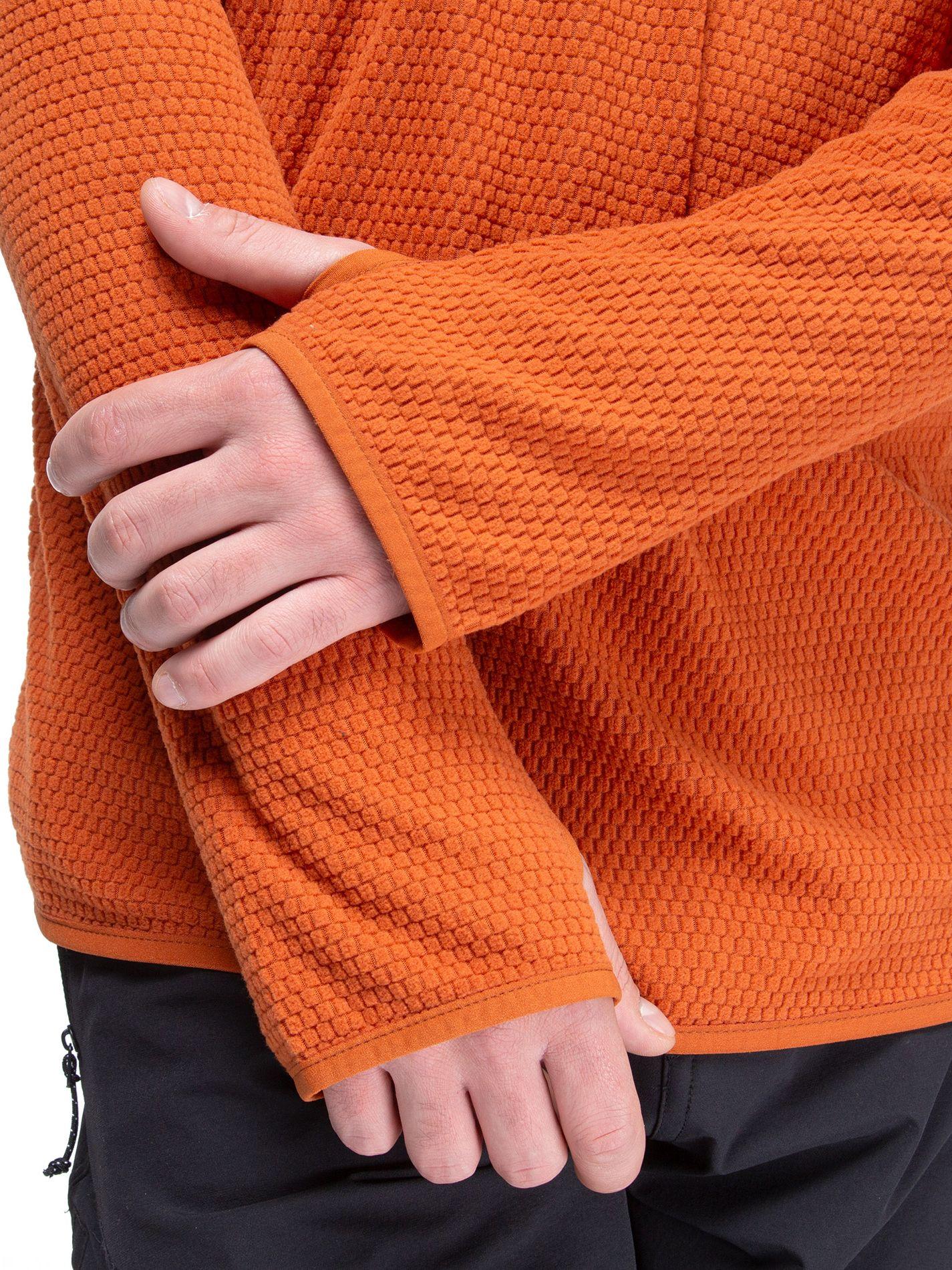 Poleron Hombre Nano Fleece Terracota Kano Tineo Deportivo-3