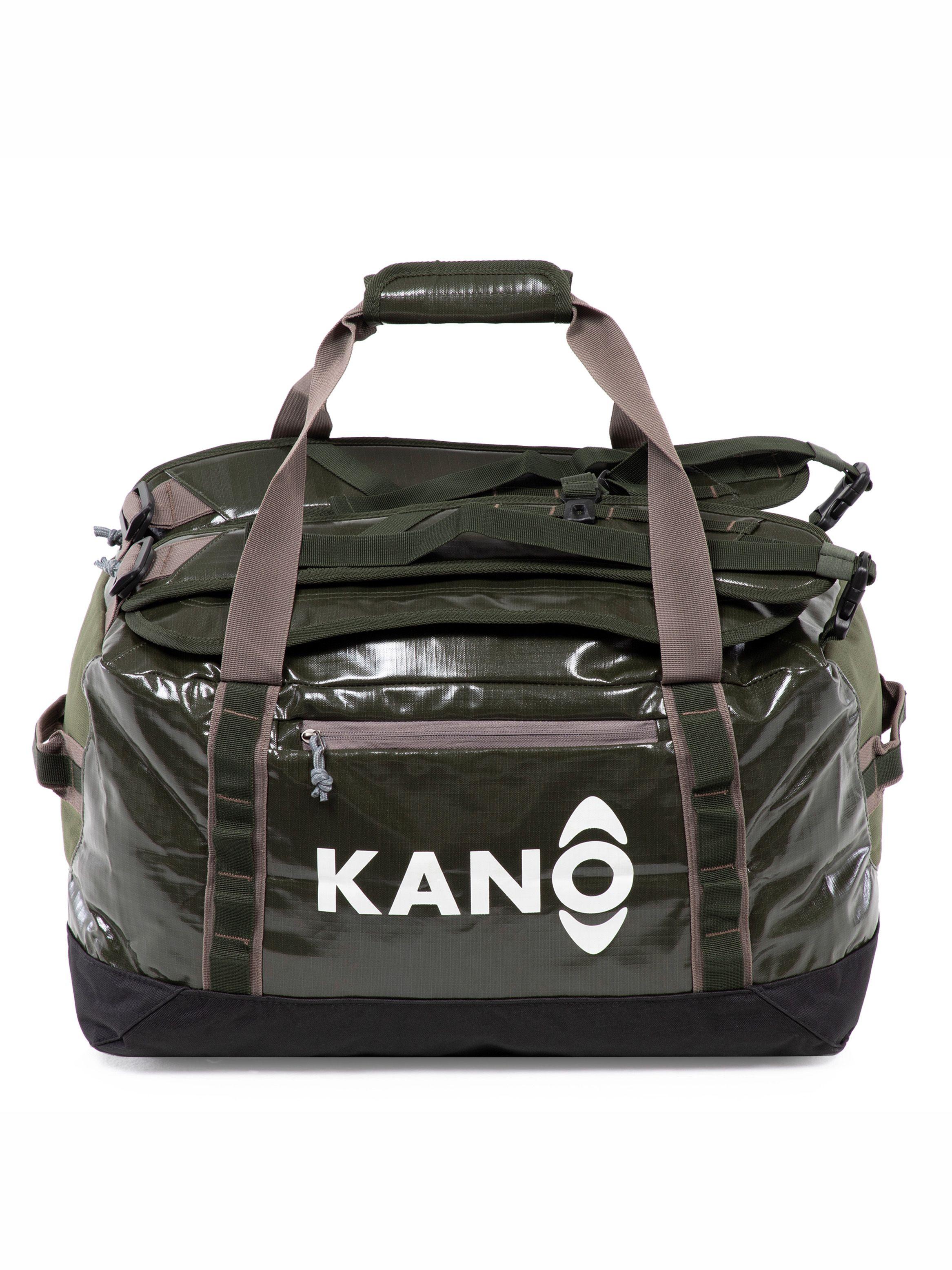 Bolso Mochila Impermeable Verde Kano Outdoor 40L Plegable-6