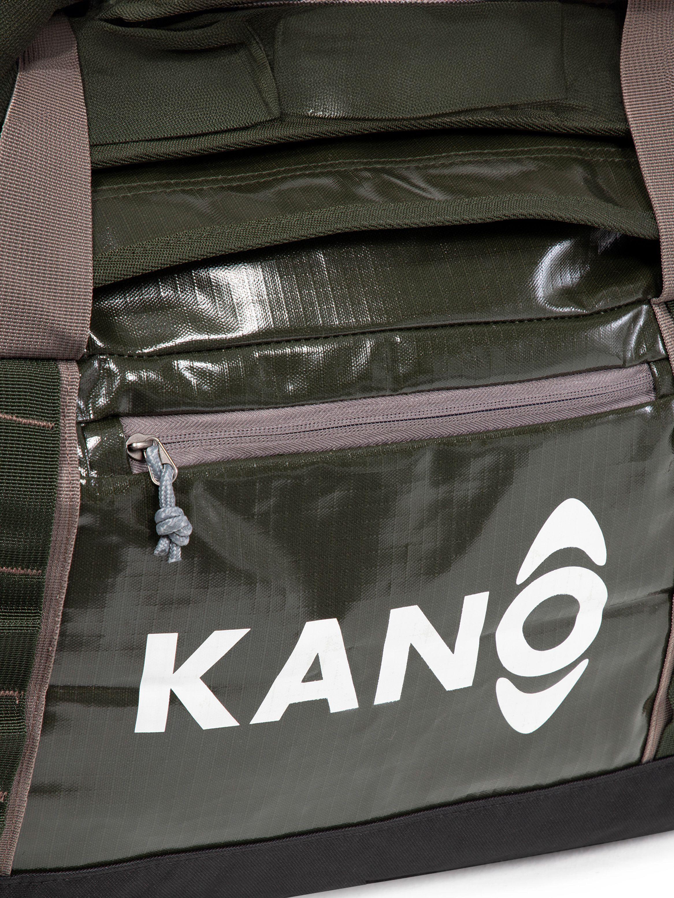 Bolso Mochila Impermeable Verde Kano Outdoor 40L Plegable-8