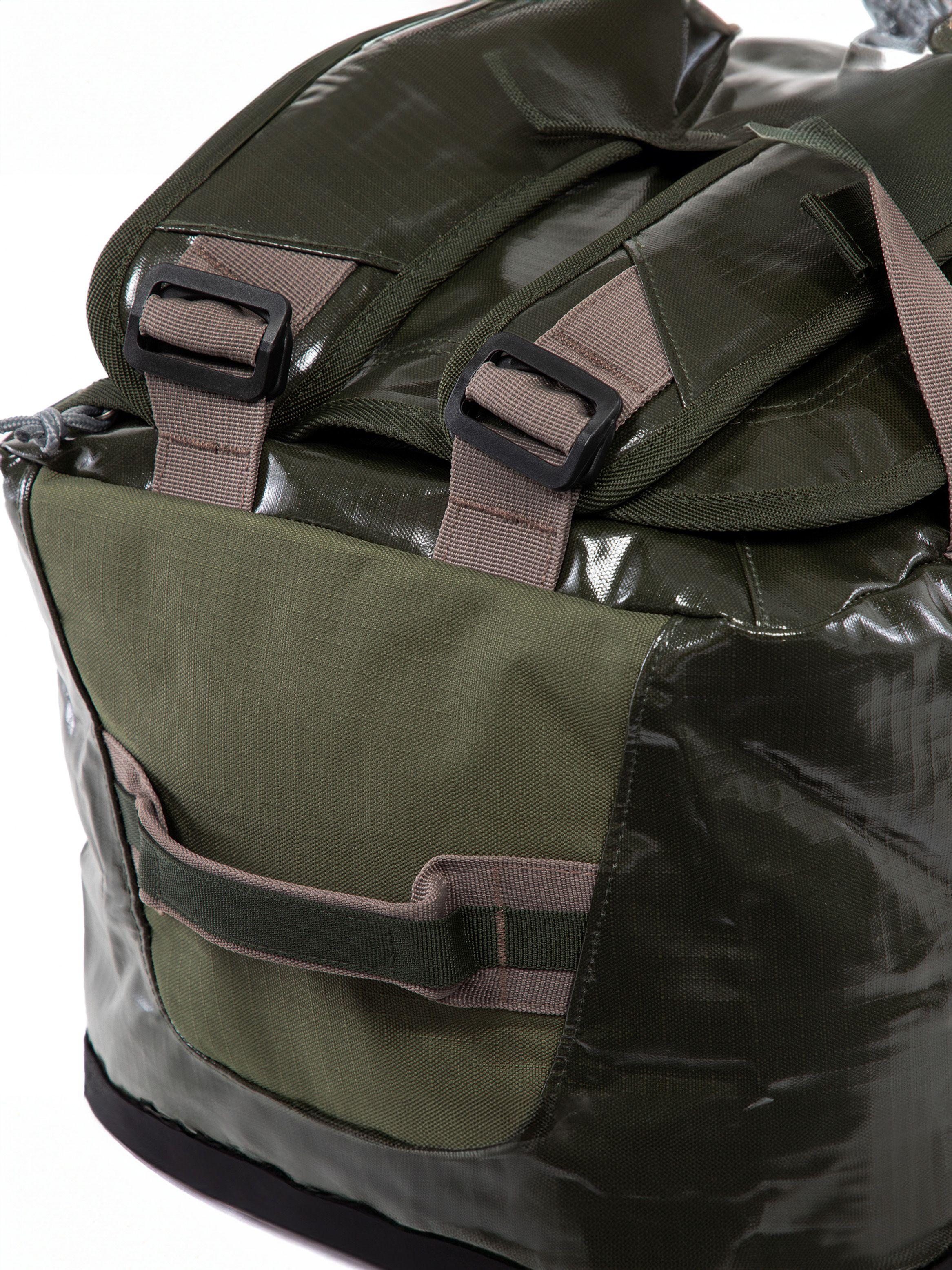 Bolso Mochila Impermeable Verde Kano Outdoor 40L Plegable-9