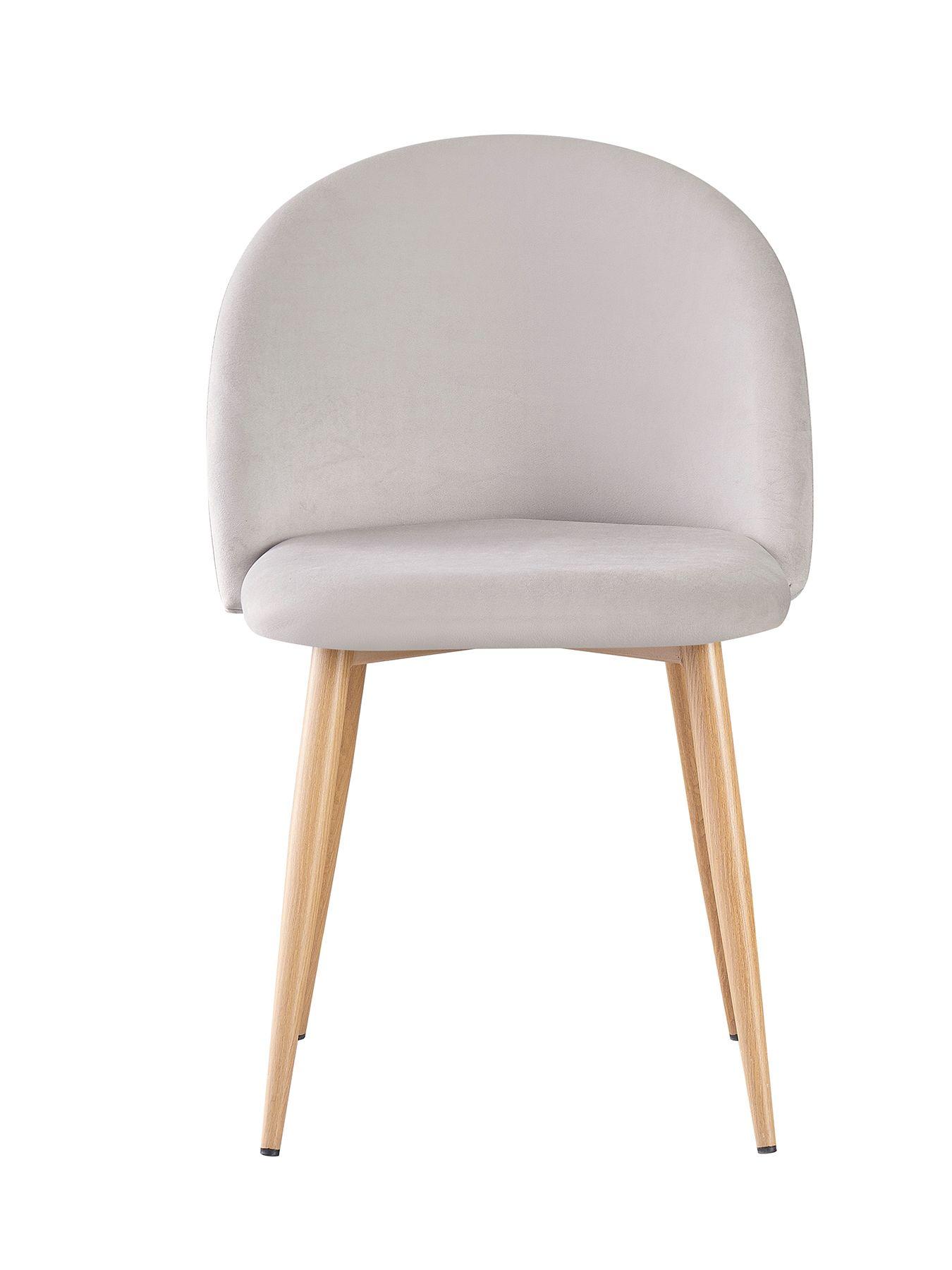 Set x4 Sillas de Comedor Top Living Dinka Cielo Terciopelo-5