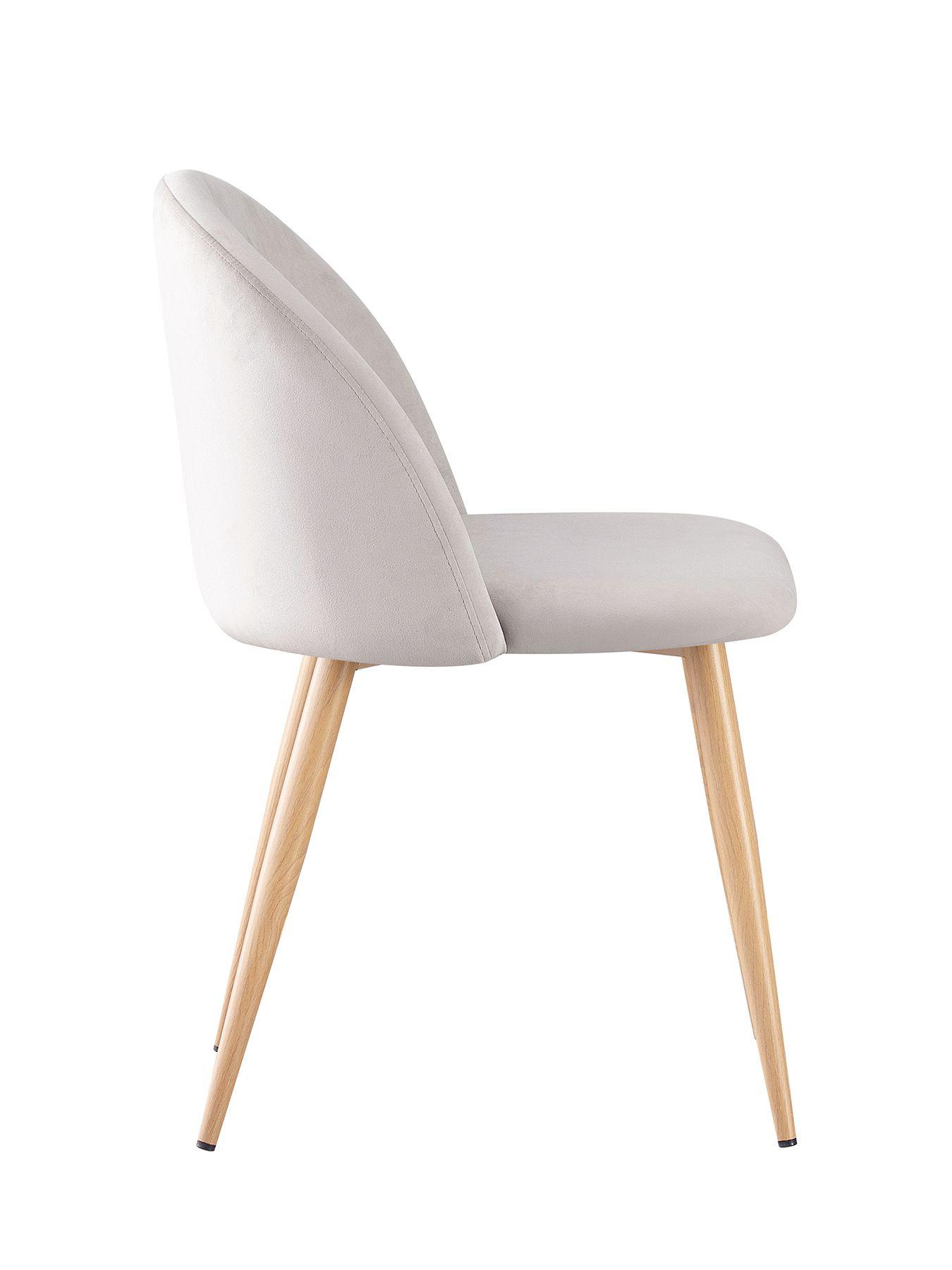Set x4 Sillas de Comedor Top Living Dinka Cielo Terciopelo-6