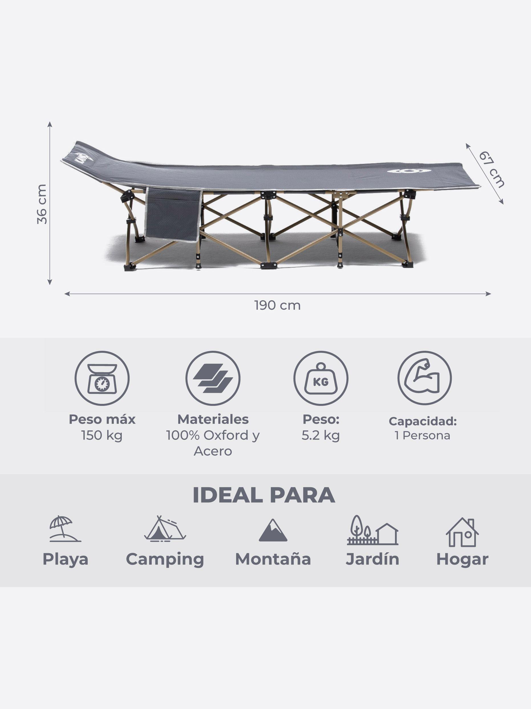 Catre Plegable Kano Dickson Cama Para Camping-4